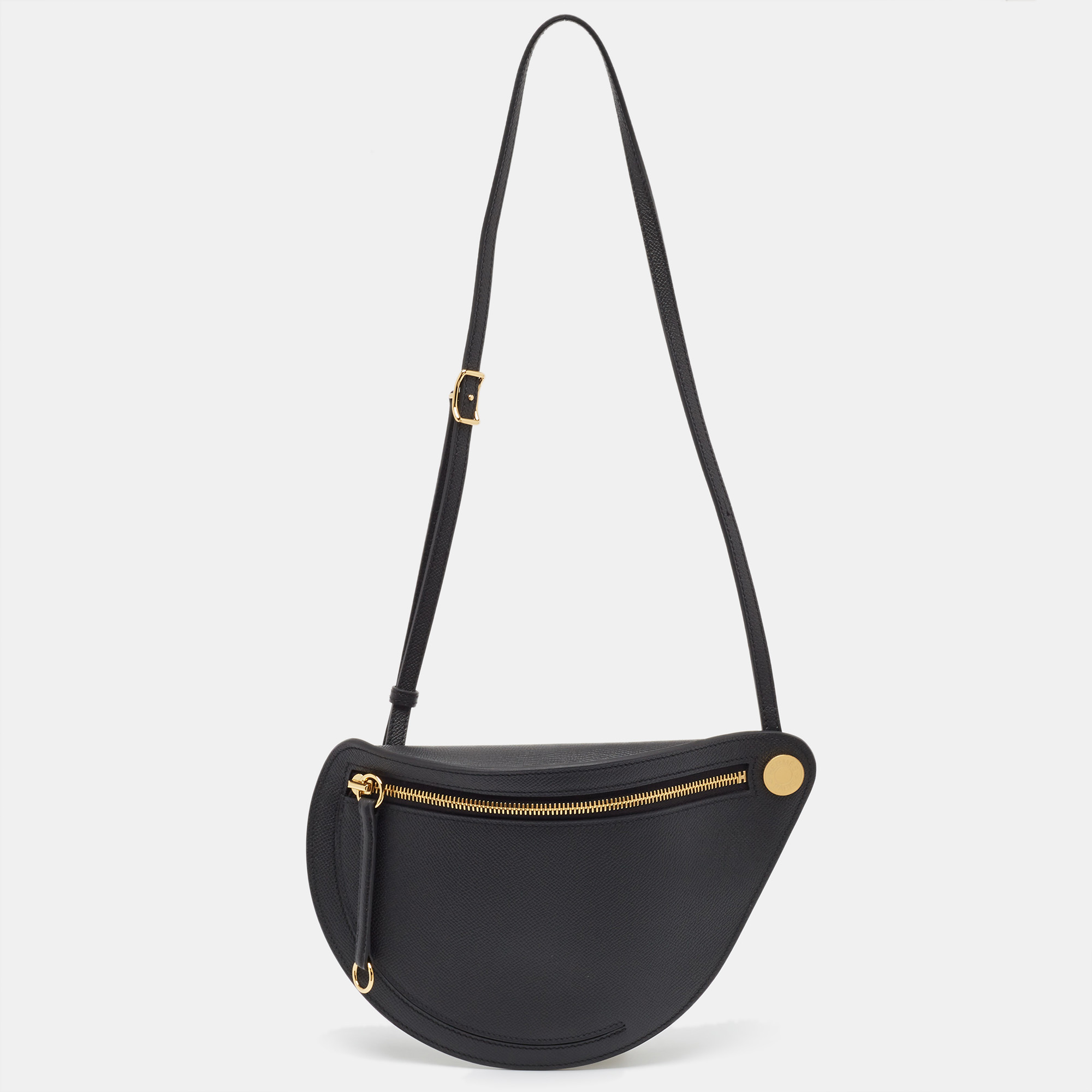 

Hermès Noir Epsom Leather Petite Course Bag, Black