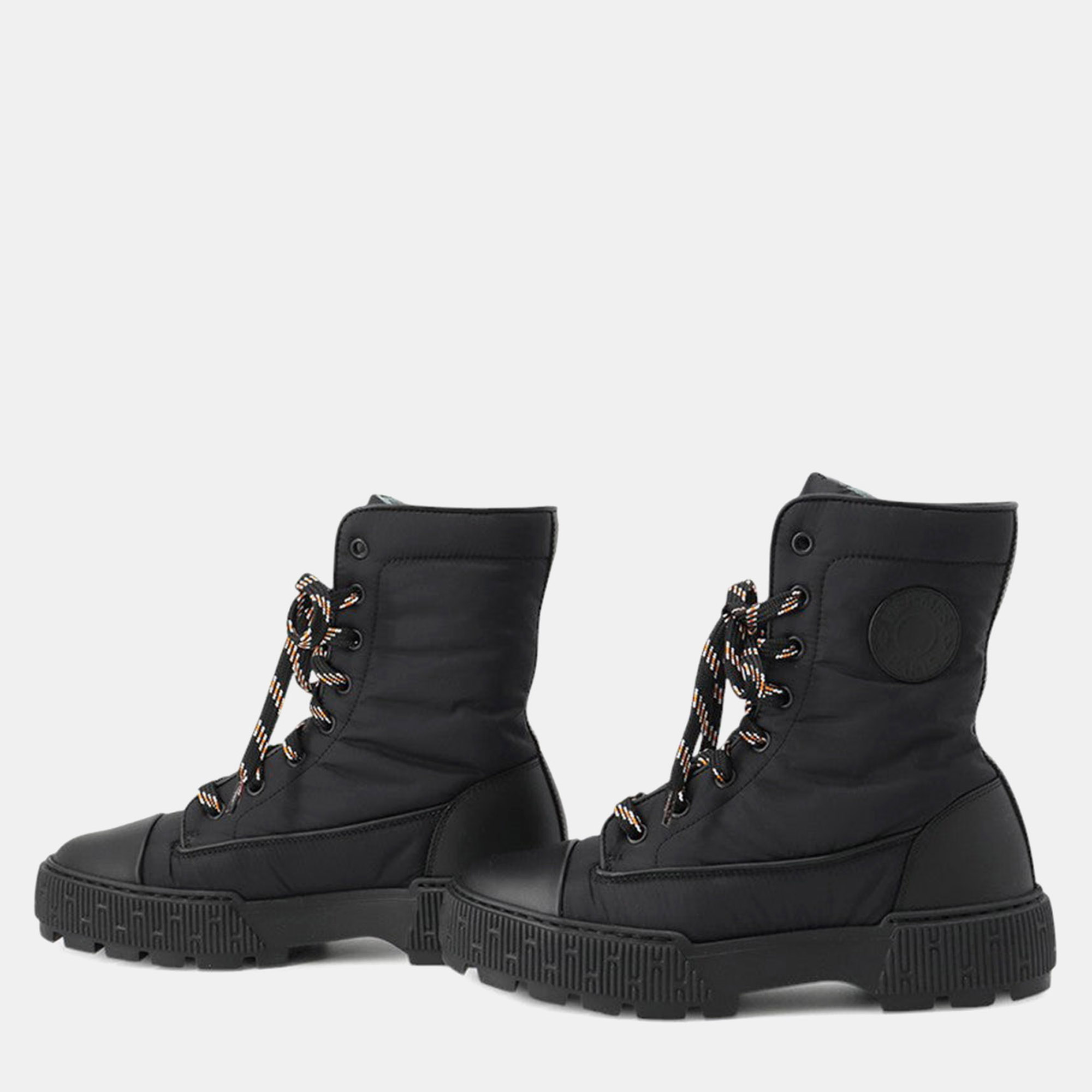 

Hermes Short Boots Fresh Black Nappa Calf Leather Size 36H