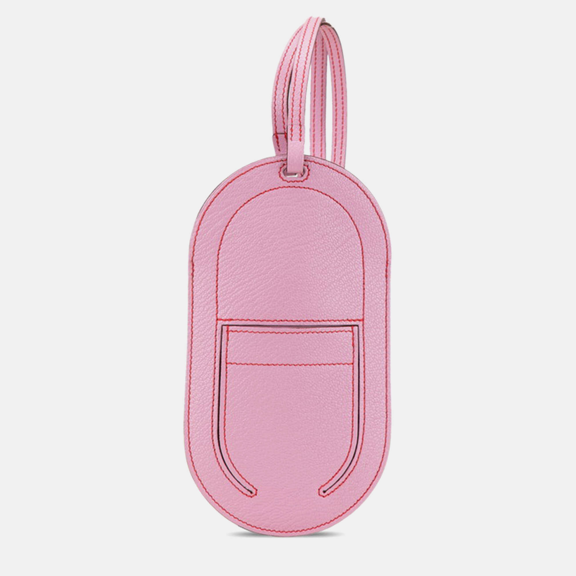 

Hermes Pink Leather In-The-Loop To-Go Pm Smartphone Case