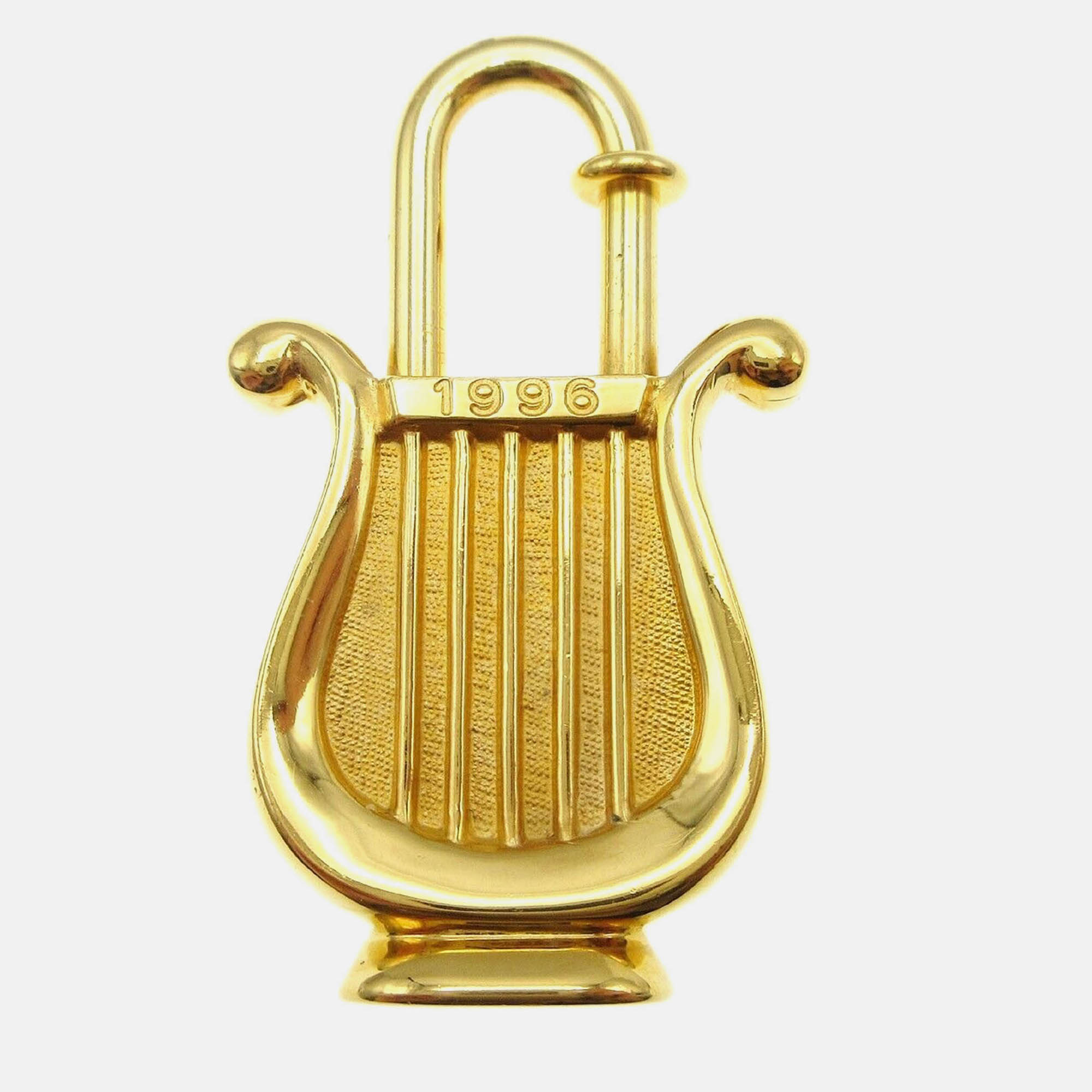 

Hermes Harp 1996 Cadena Padlock Gold Small