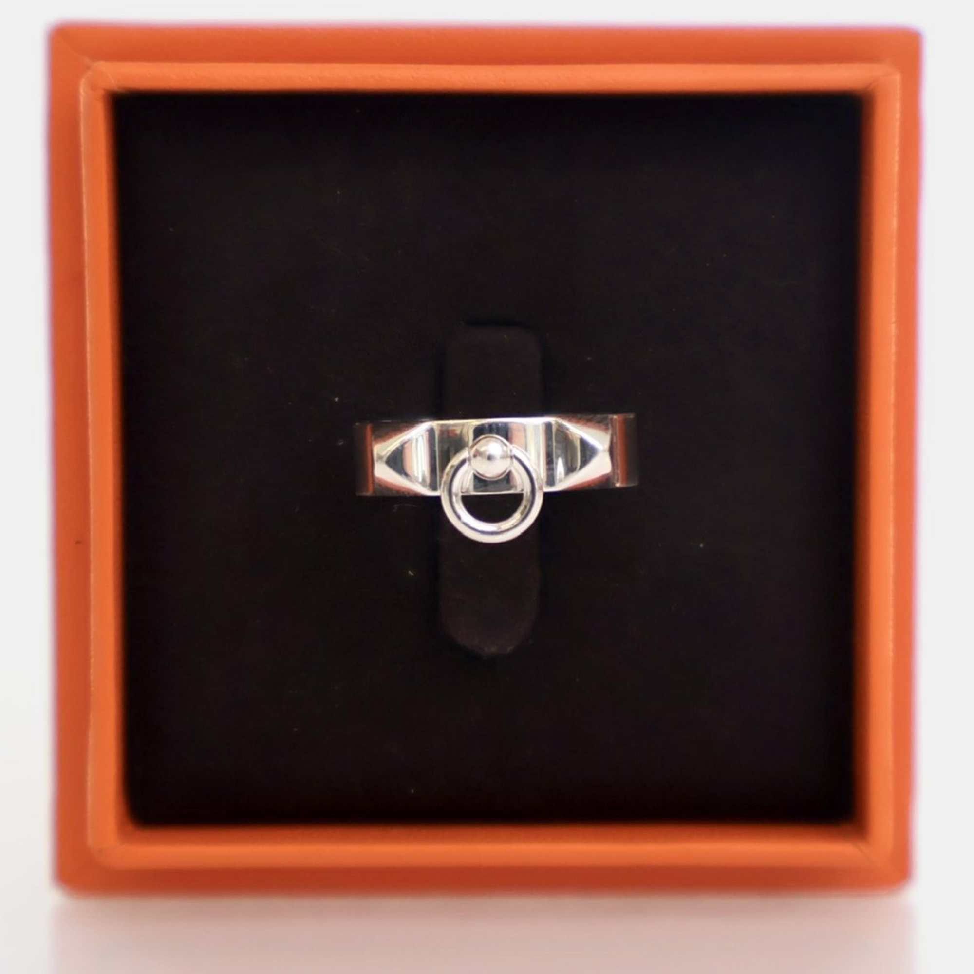 

Hermes Sterling Silver Collier De Chien Ring EU 54