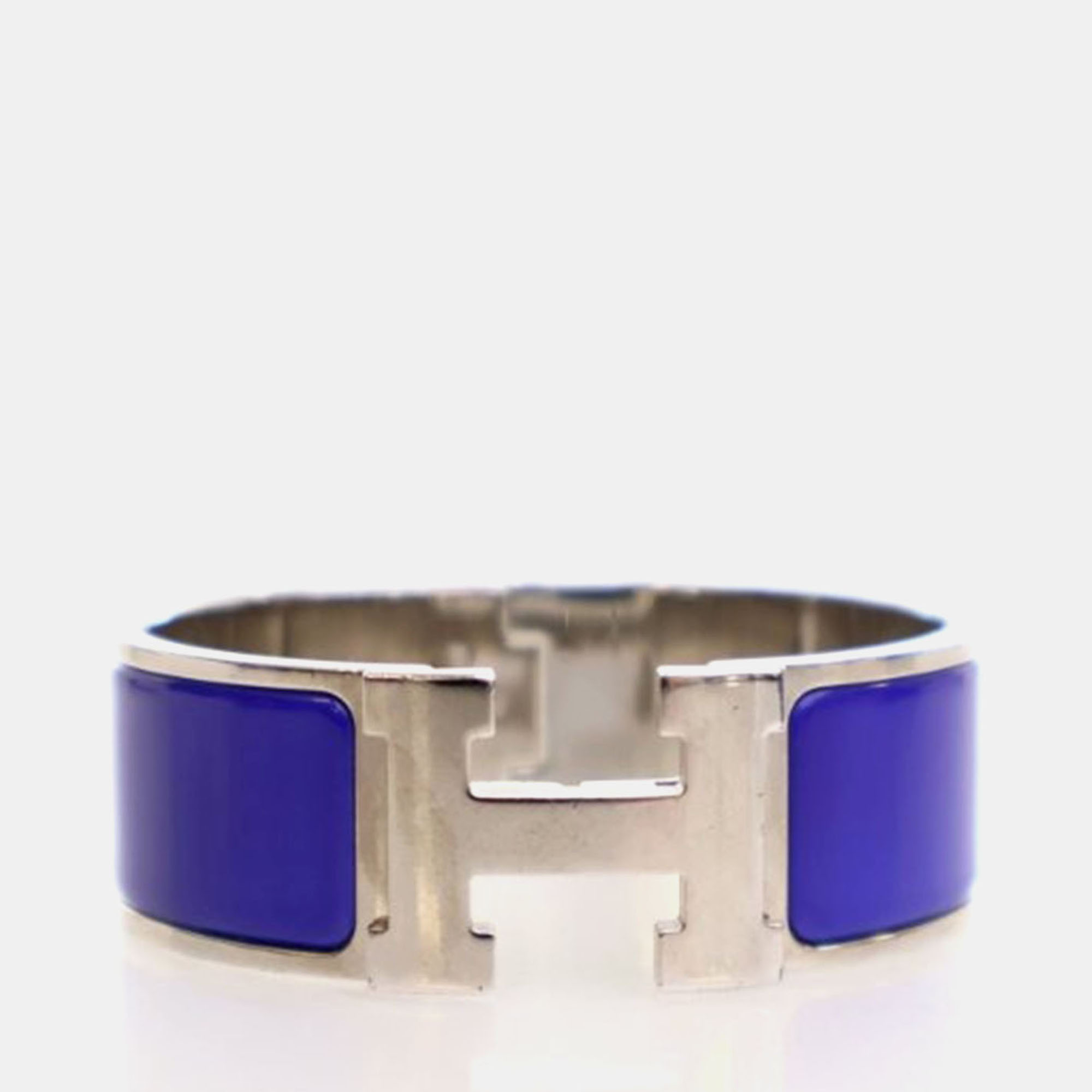 

Hermes Clic Clac H Bracelet, Blue