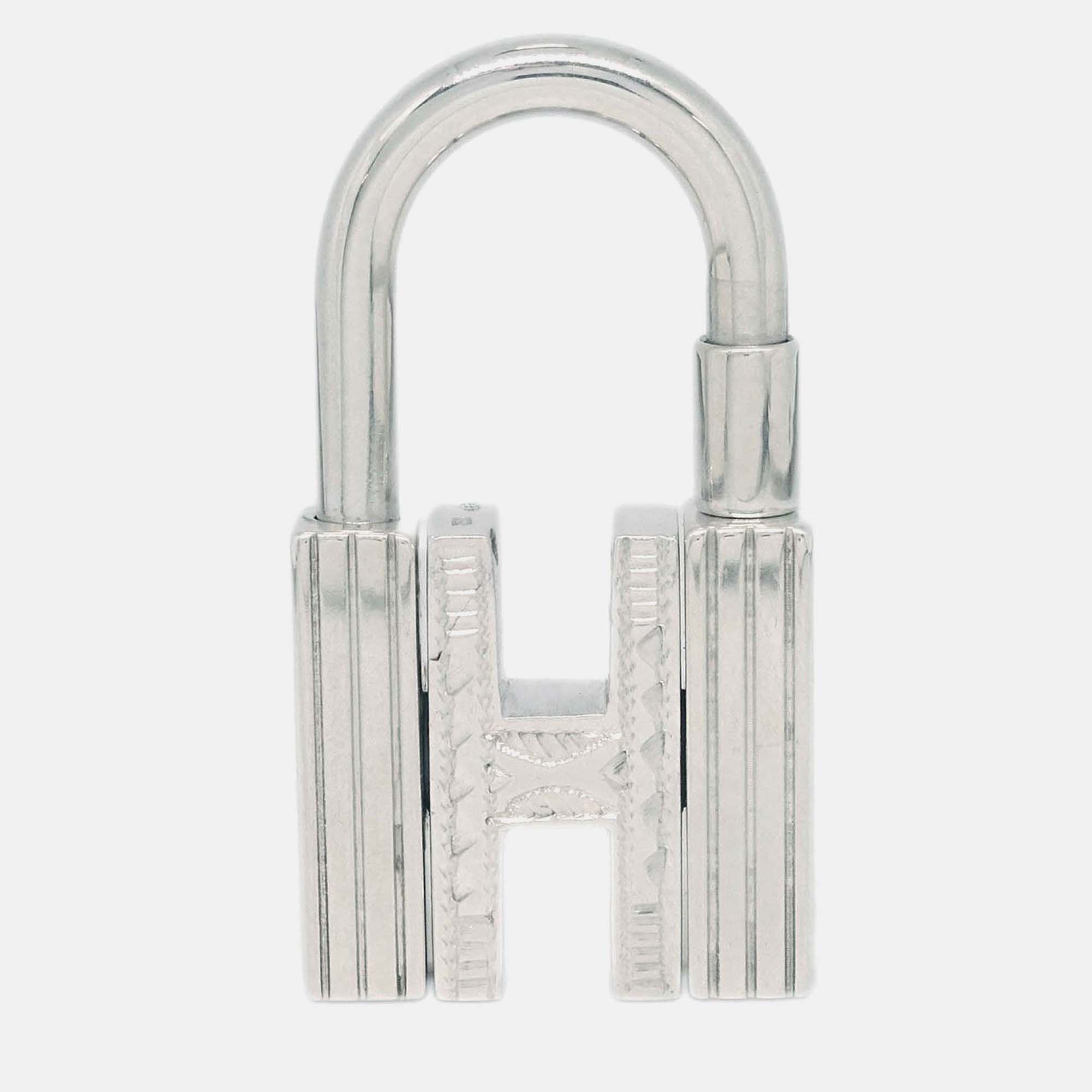 

Hermes Silver Touareg H Cadena Small