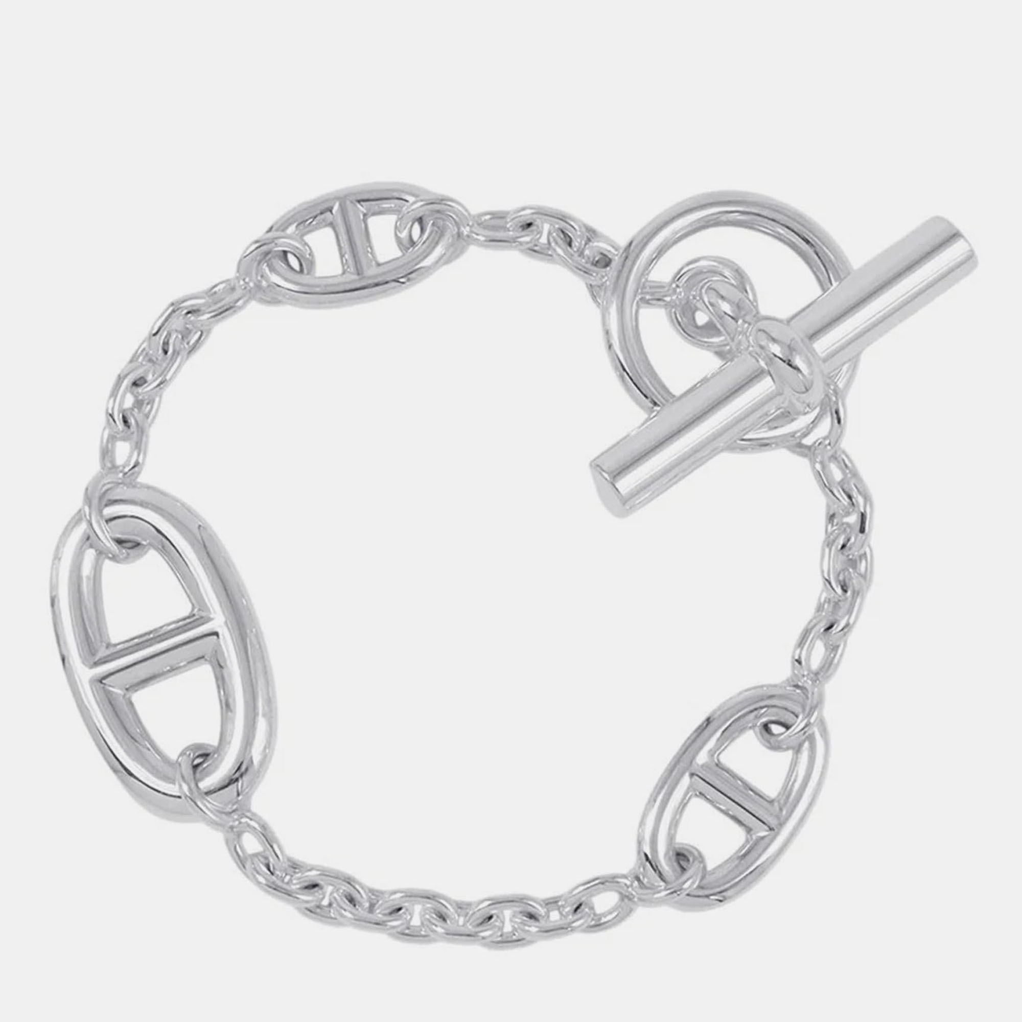 

Hermes Chaine D'Ancre Farandole Silver 925 SH Bracelet