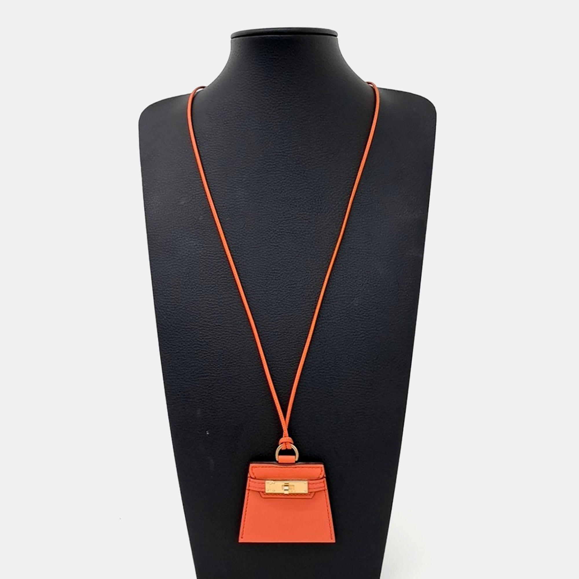 

Hermes Kelly Necklace, Orange
