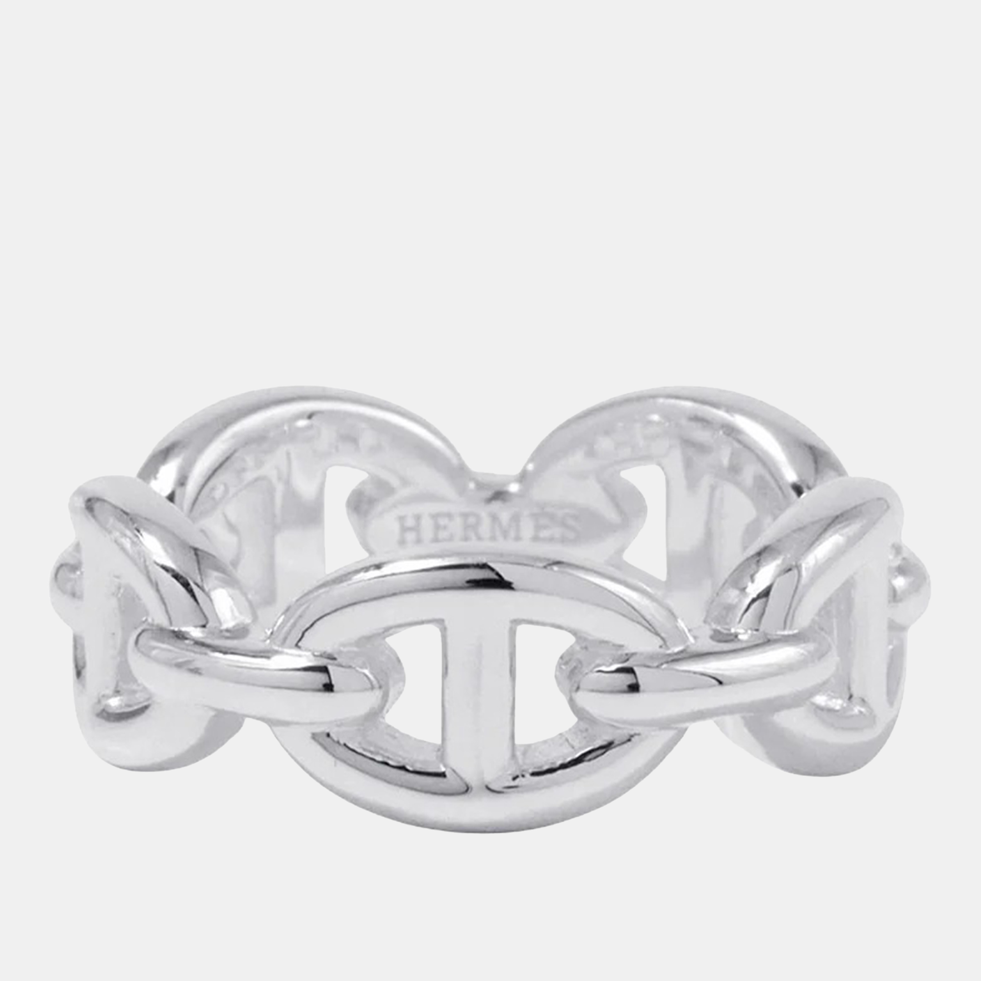

Hermes Chaine D'Ancre Anchene Ring Silver 925 EU 52