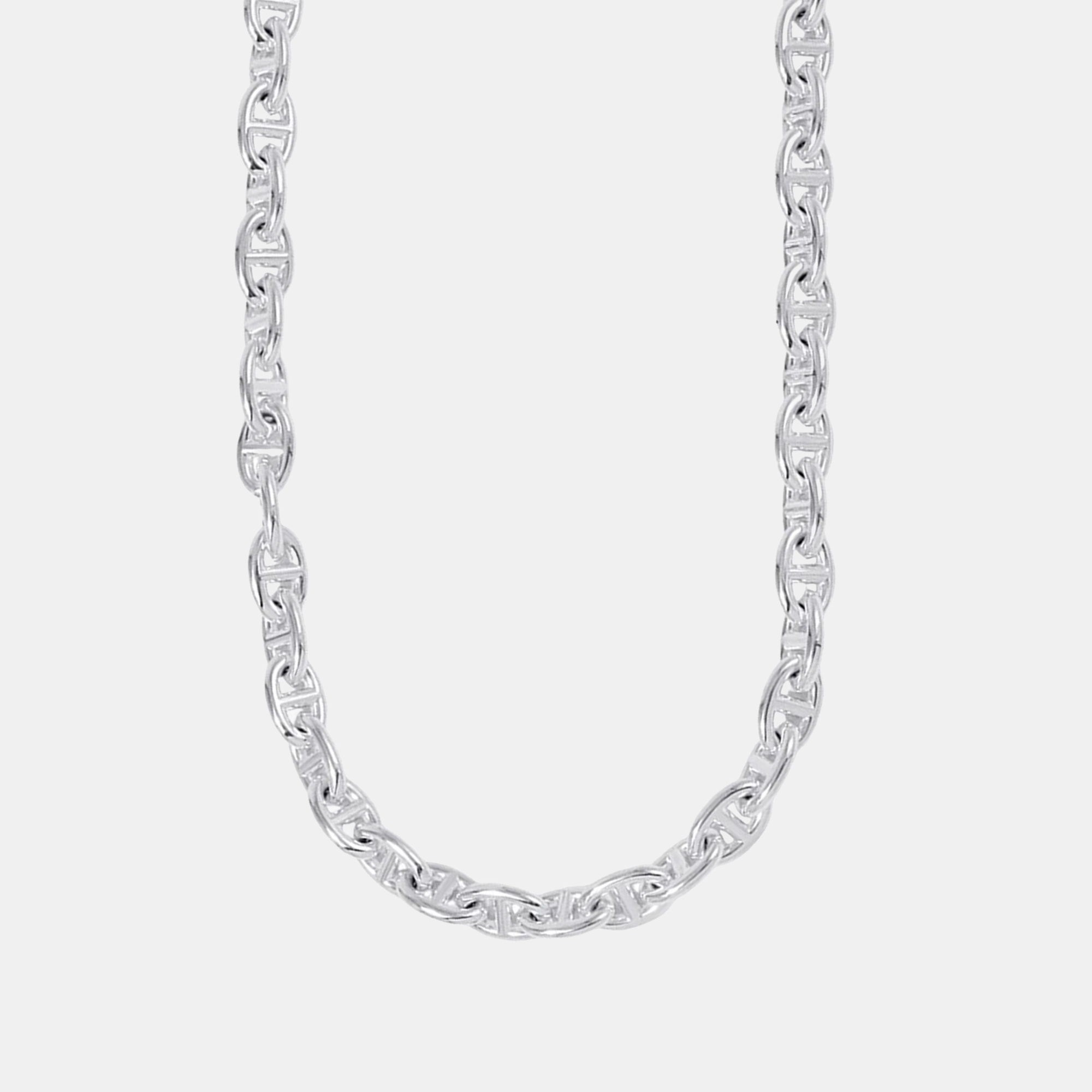 

Hermes Chaine D'Ancre 43 Frames Necklace PM Silver 925