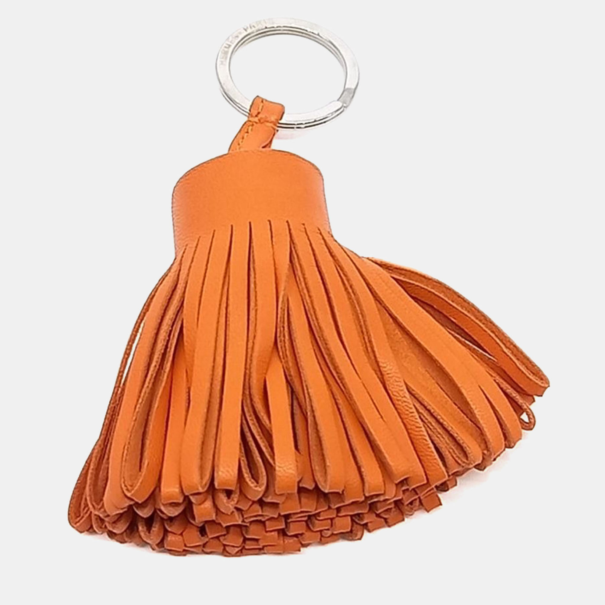 

Hermes Carmen tassel keyring, Orange