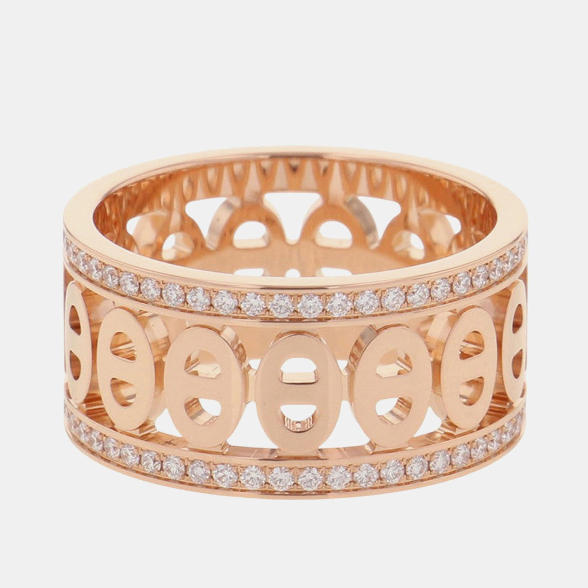 

Hermes Chaine D'Ancre Divine Ring Size, Pink