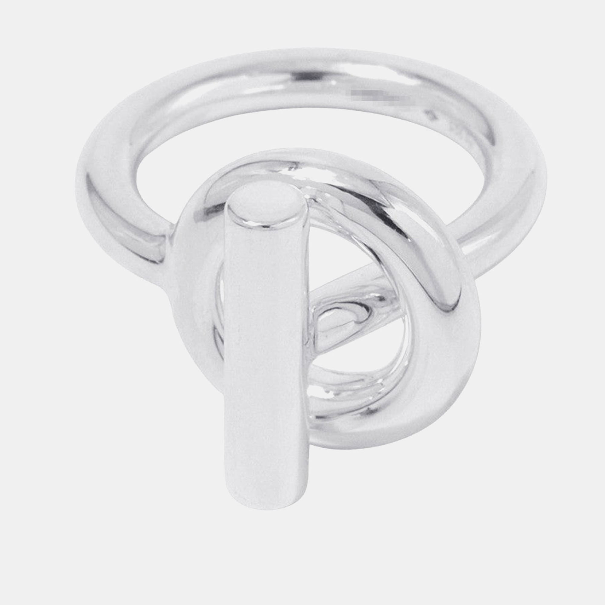 Click to view more detailed imagery on our partner's website Pre-owned Hermes Echappee Silver 925 Ring Mm Eu 51