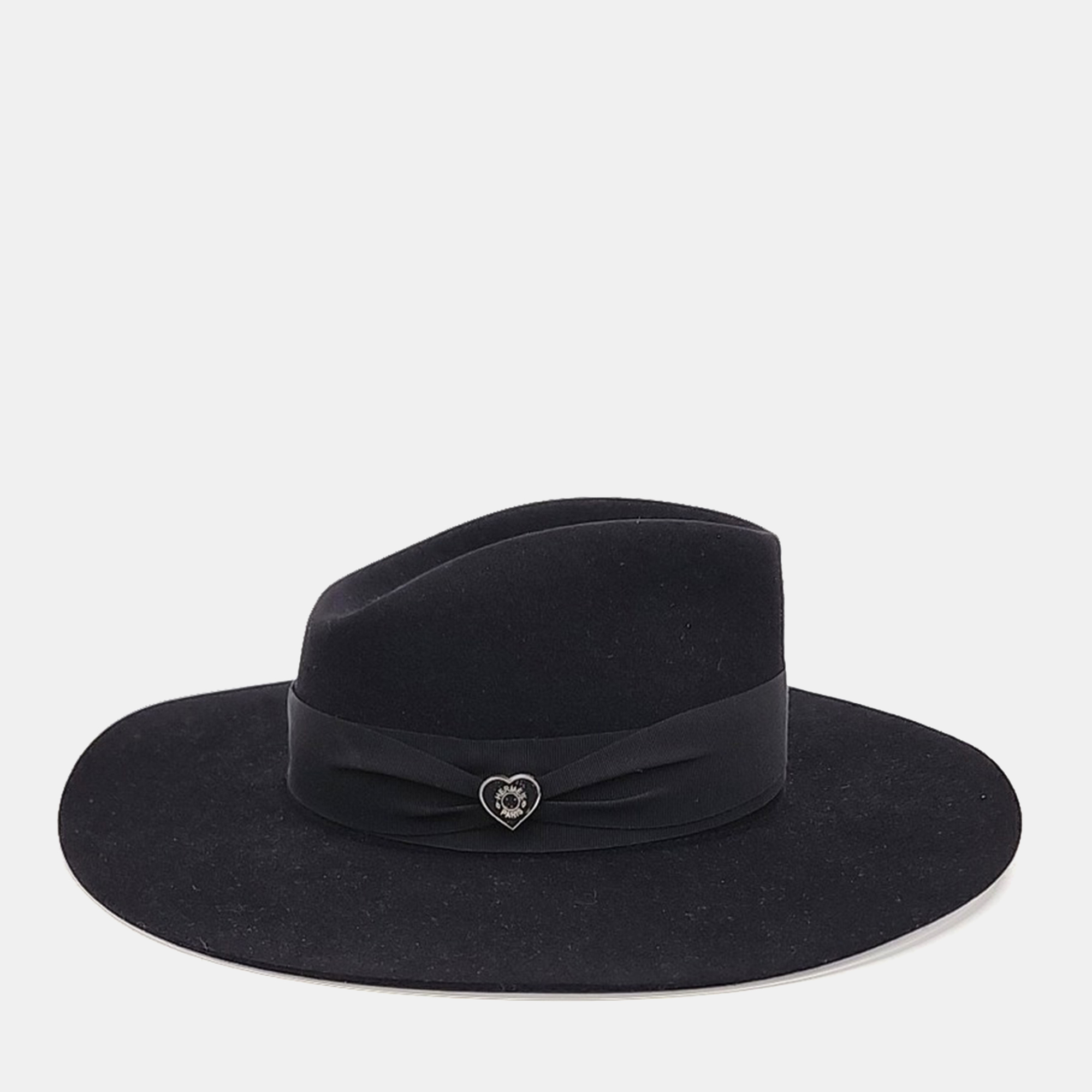 

Hermes Faubourg Love Fedora, Black