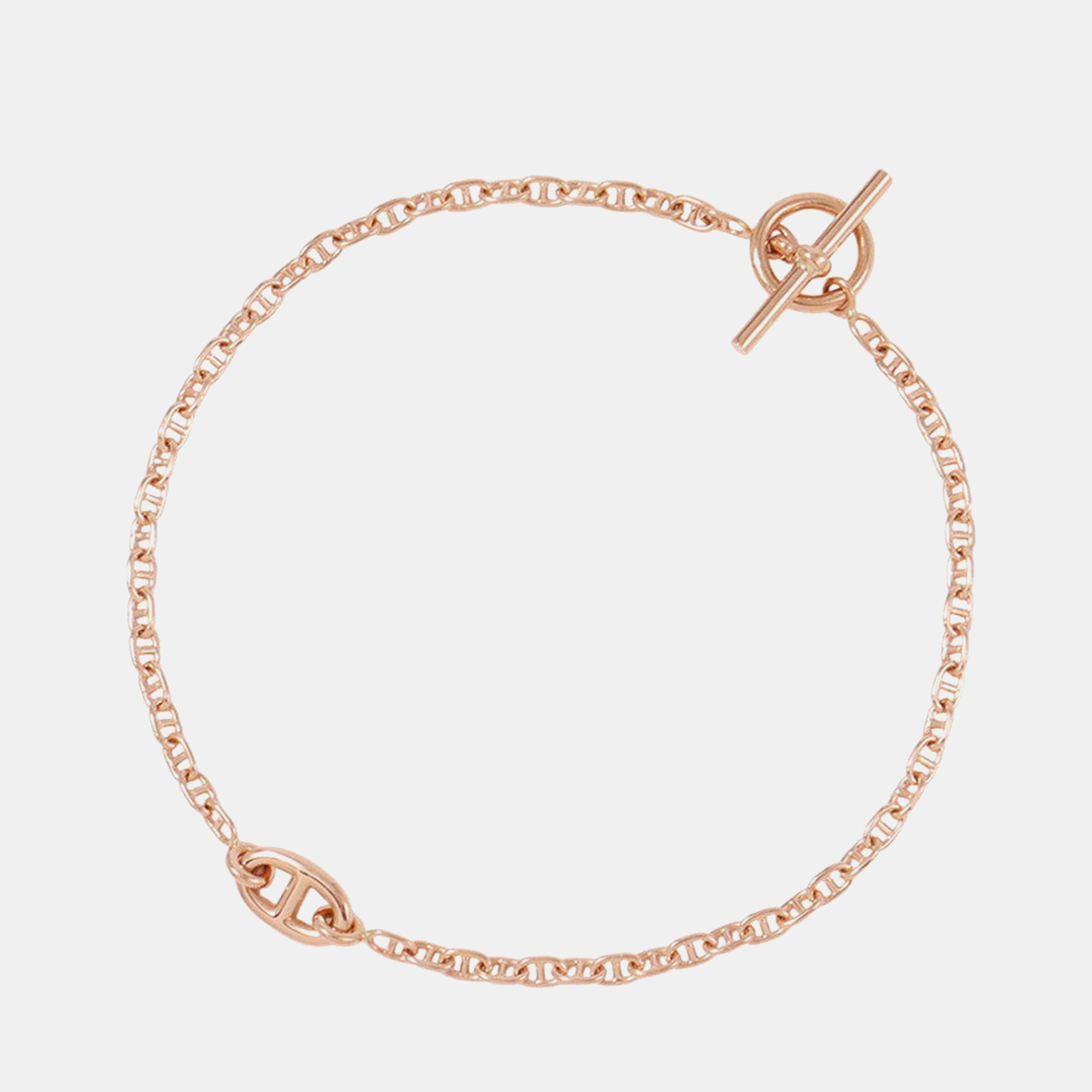 

Hermes Chaine D'Ancre New Farandole Bracelet Size  18K Pink Gold