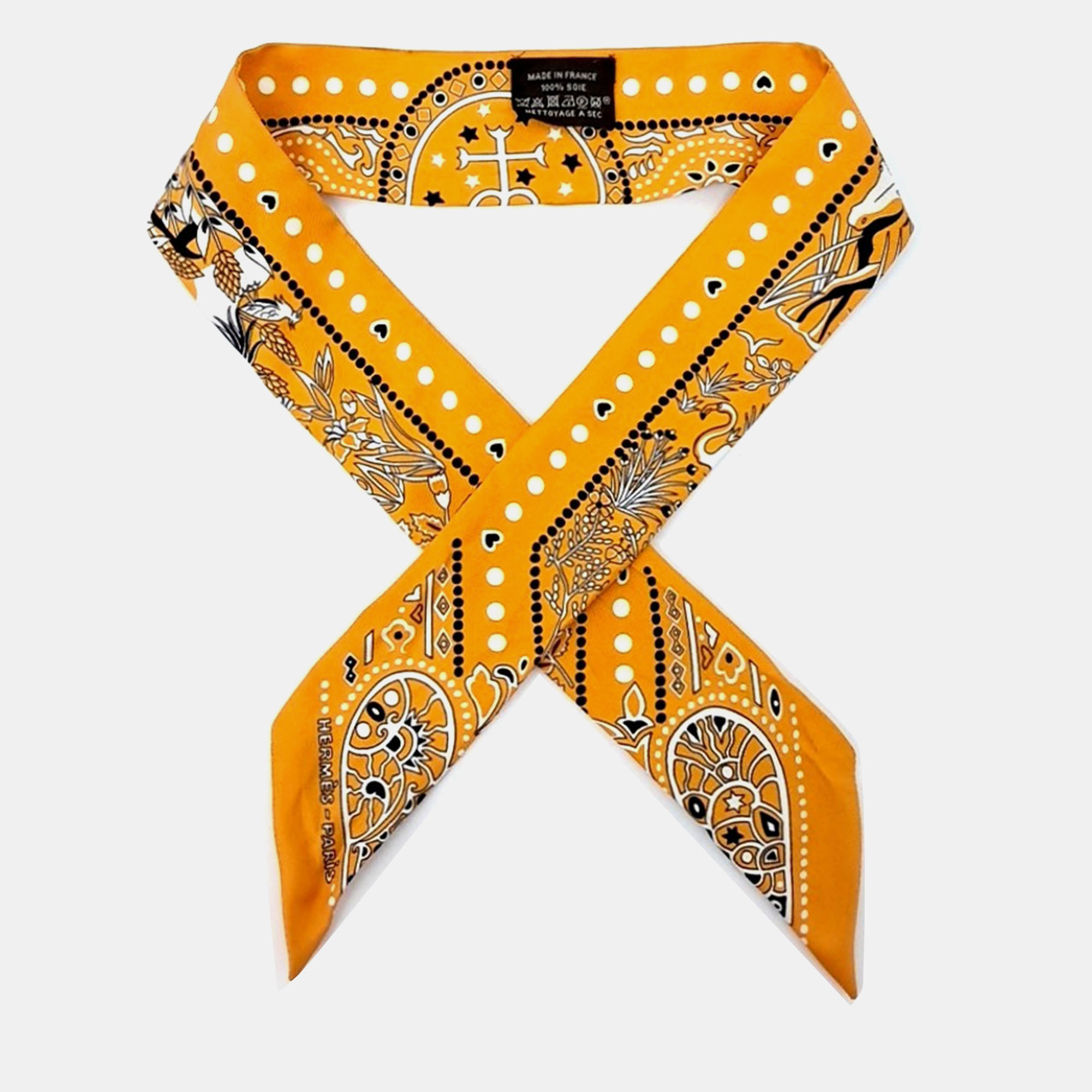 

Hermes Orange Twilly