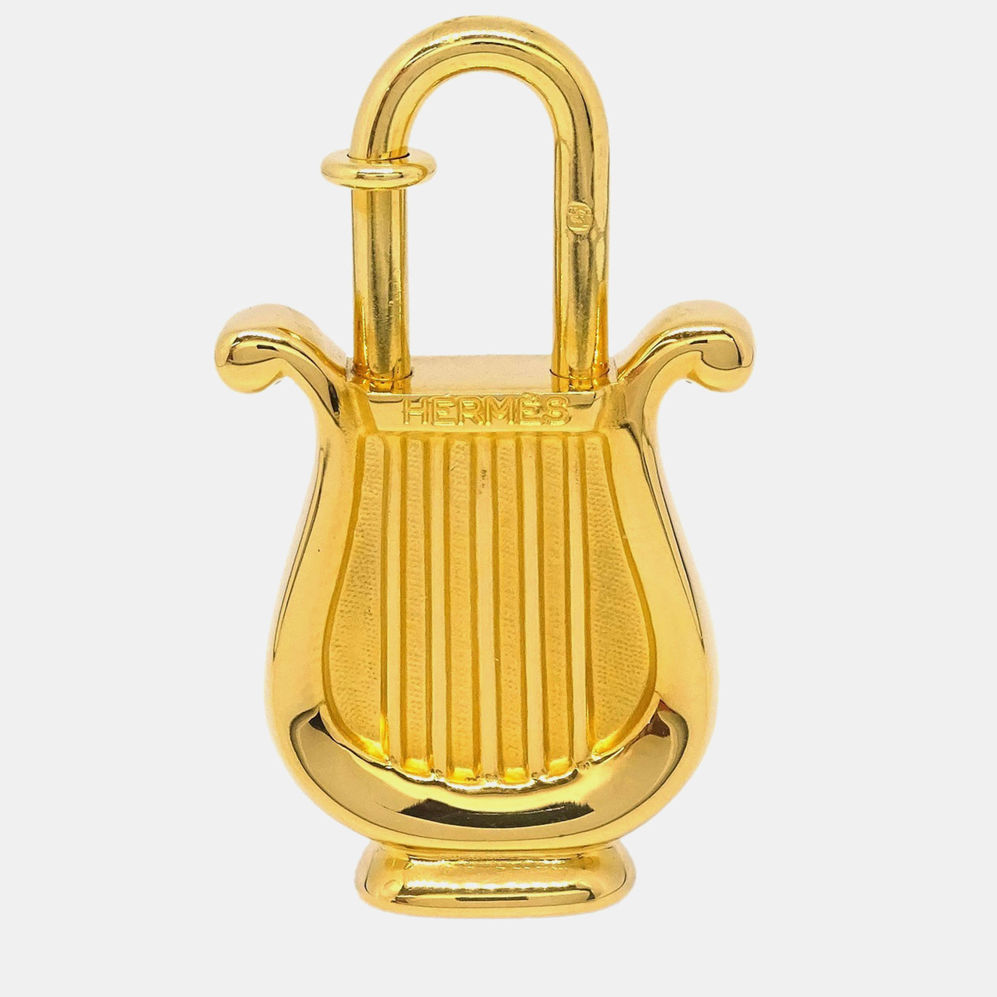 

Hermes Harp 1996 Cadena Padlock Gold Small Good