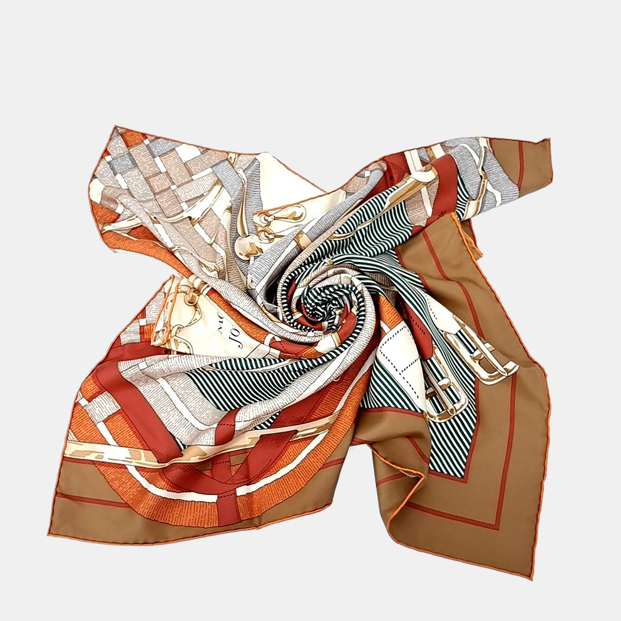 

Hermes Silk Multicolor Scarf