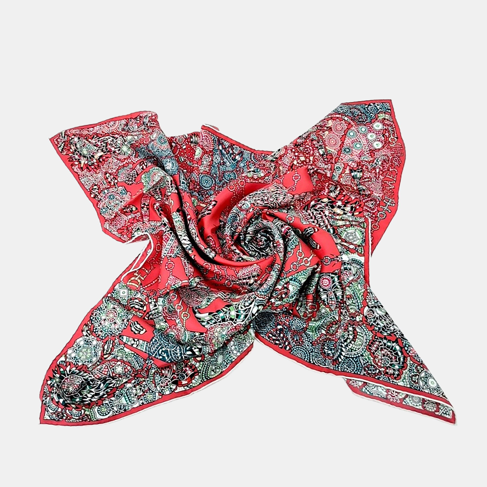 

Hermes Silk Multicolor Scarf