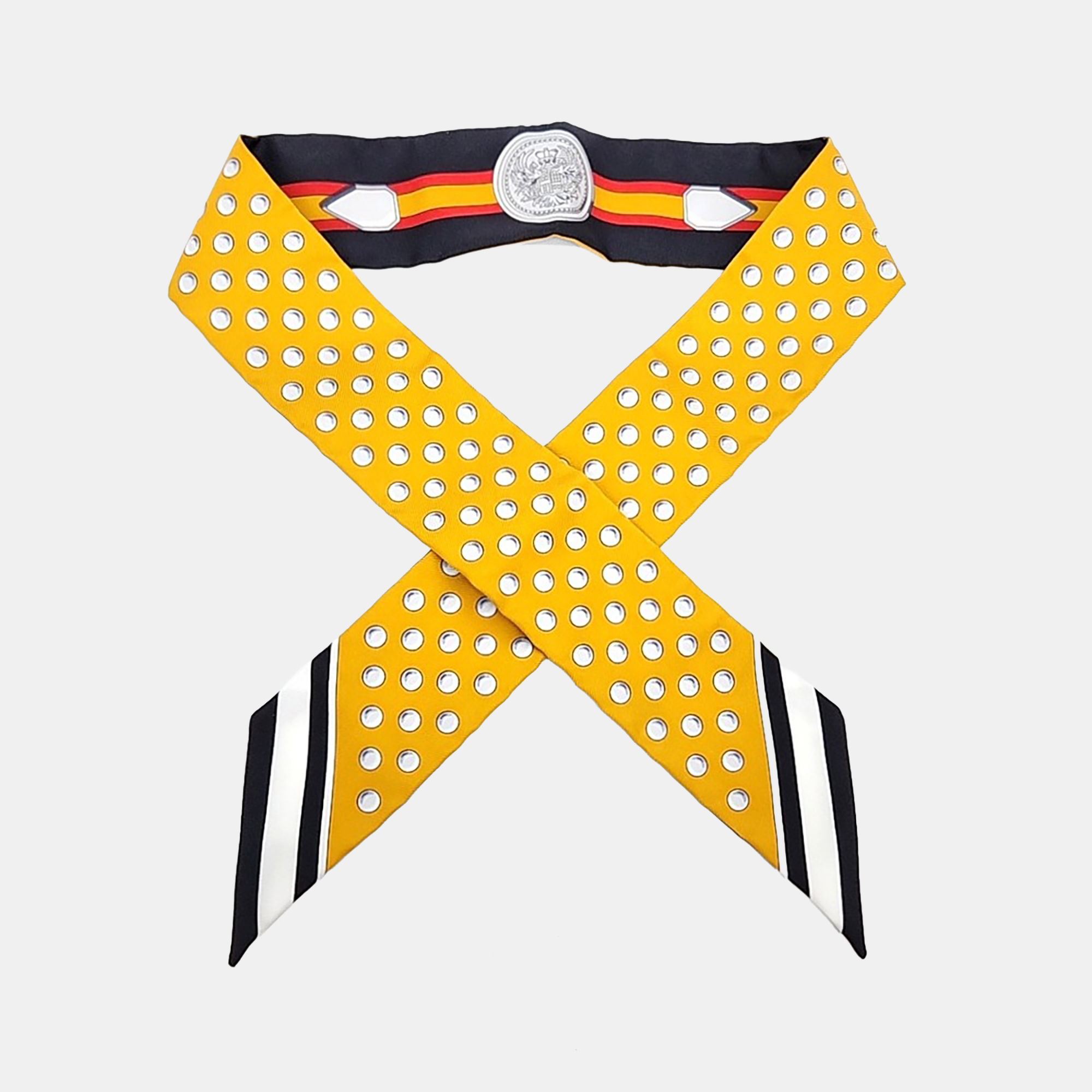 

Hermes Silk Multicolor Twilly Scarf