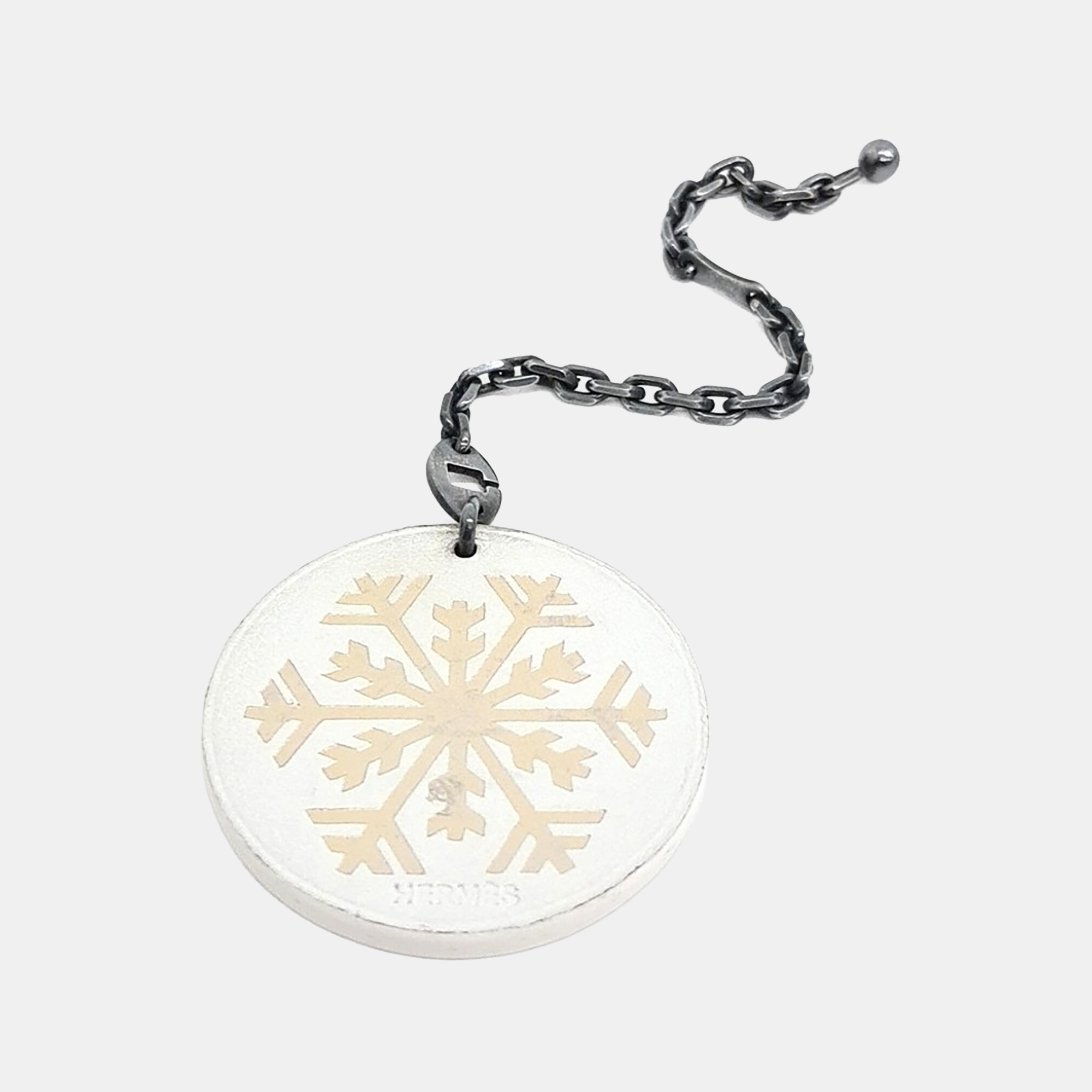 

Hermes Silver Chain Snowflake Bag