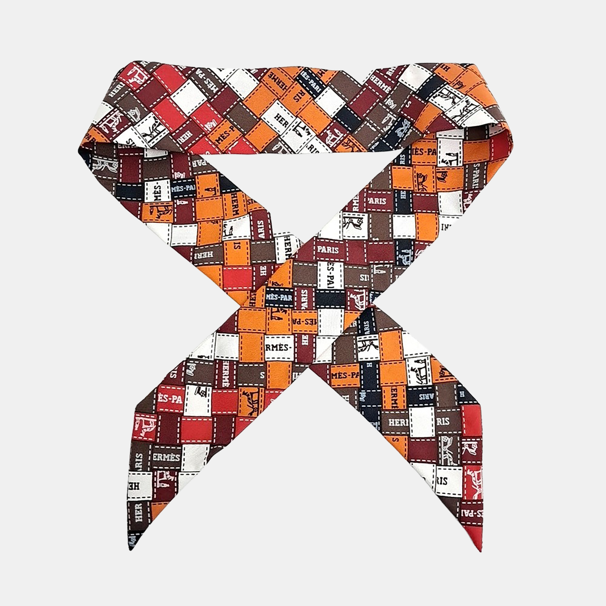 

Hermes Silk Twilly, Multicolor