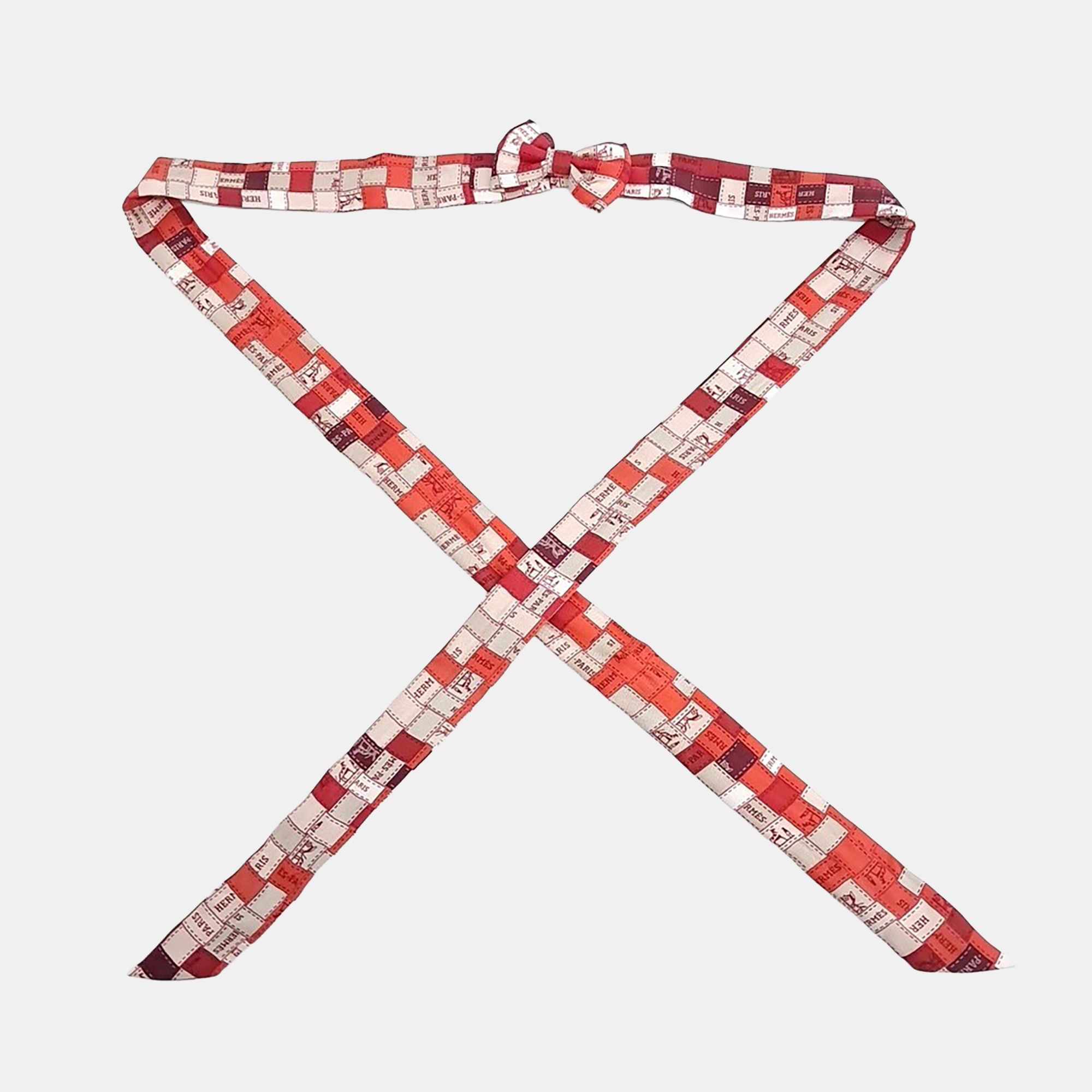 

Hermes ribbon scarf, Multicolor