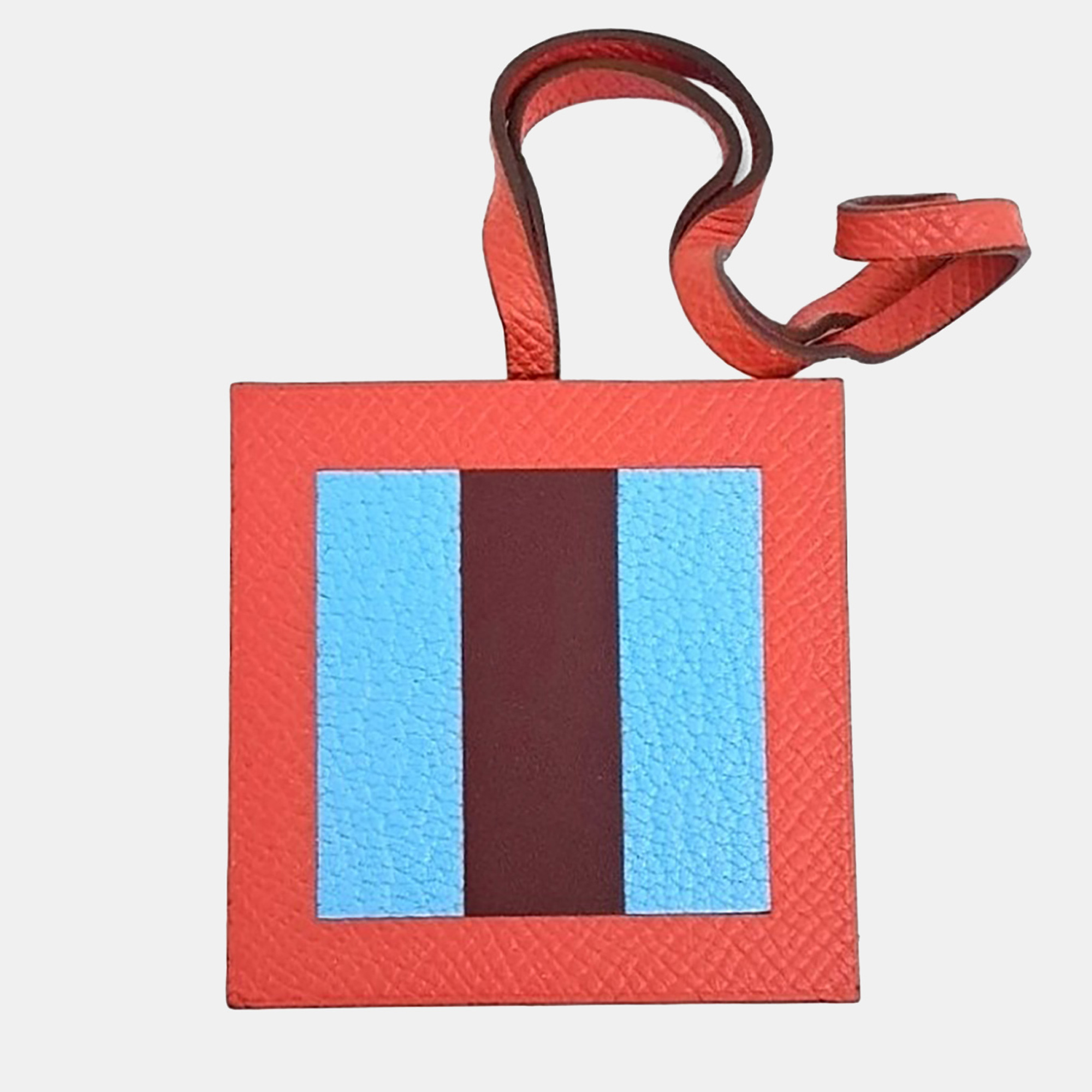 

Hermes Letter O Carre Bag Charm, Multicolor