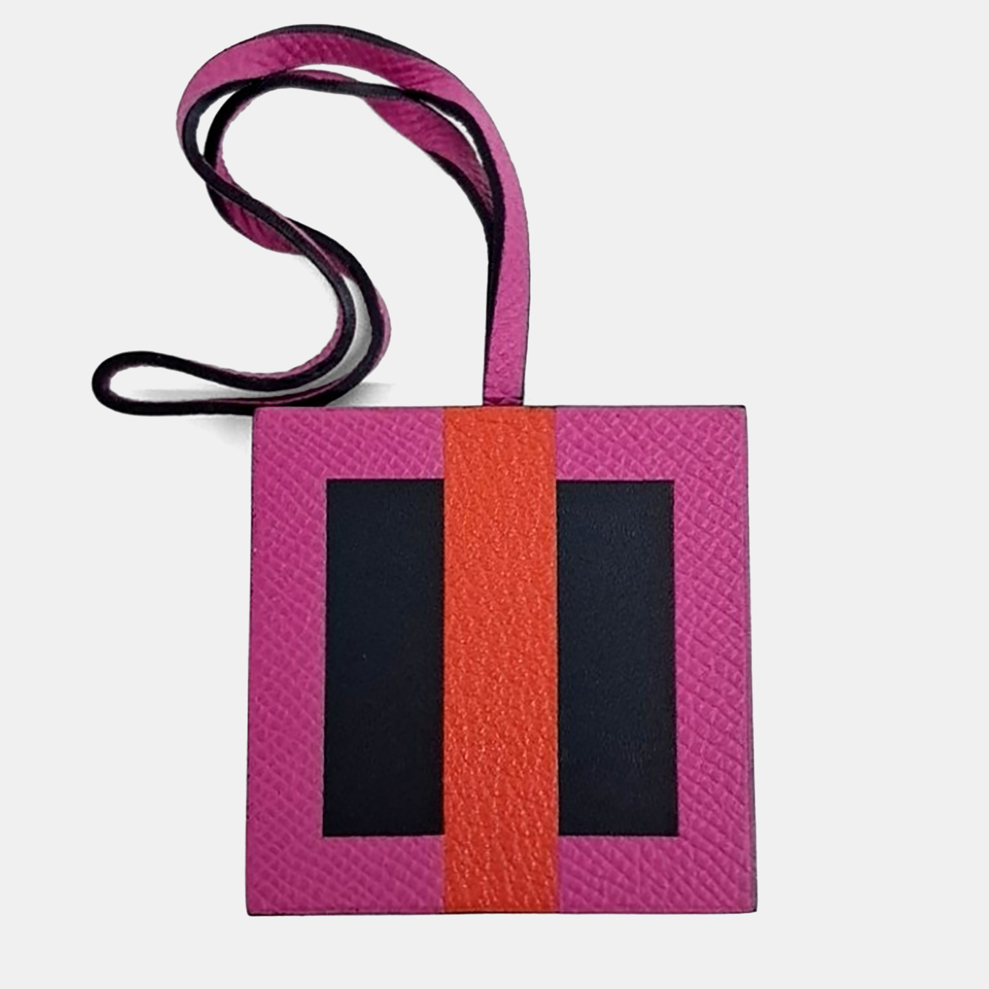

Hermes Letter O Carre Bag Charm, Multicolor