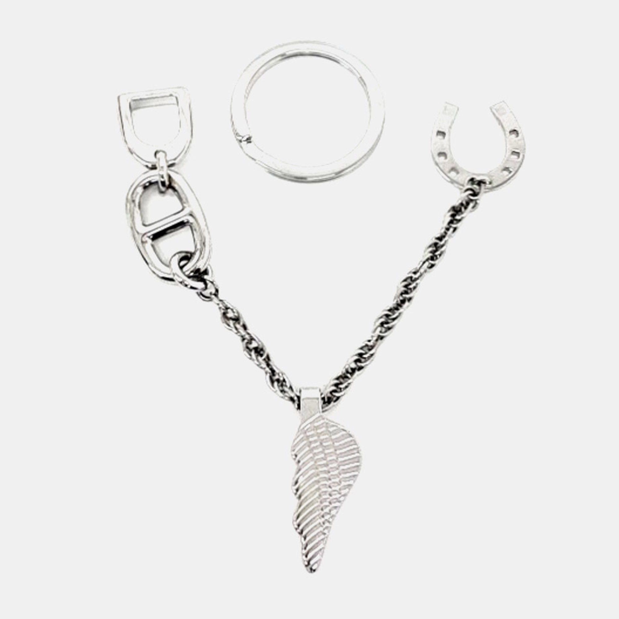 

Hermes Bon Voyage Keyring, Silver