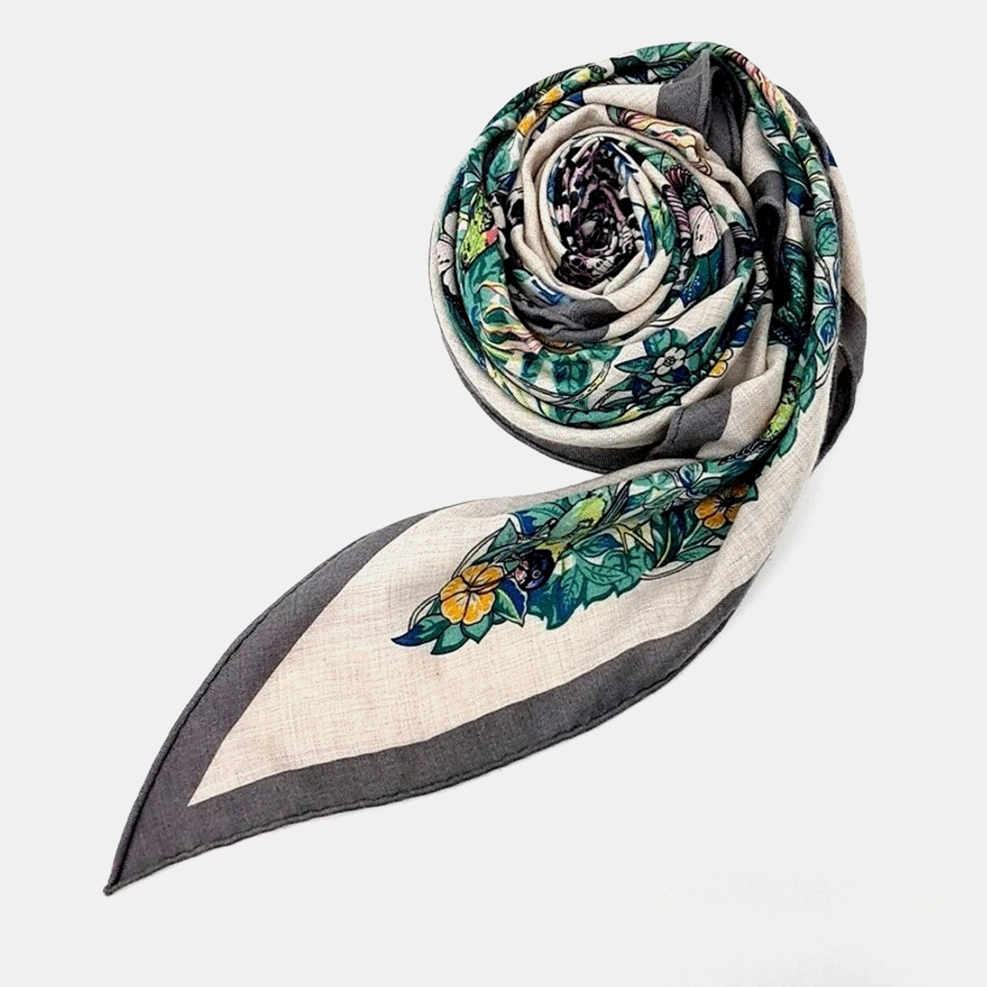 

Hermes triangle muffler, Multicolor