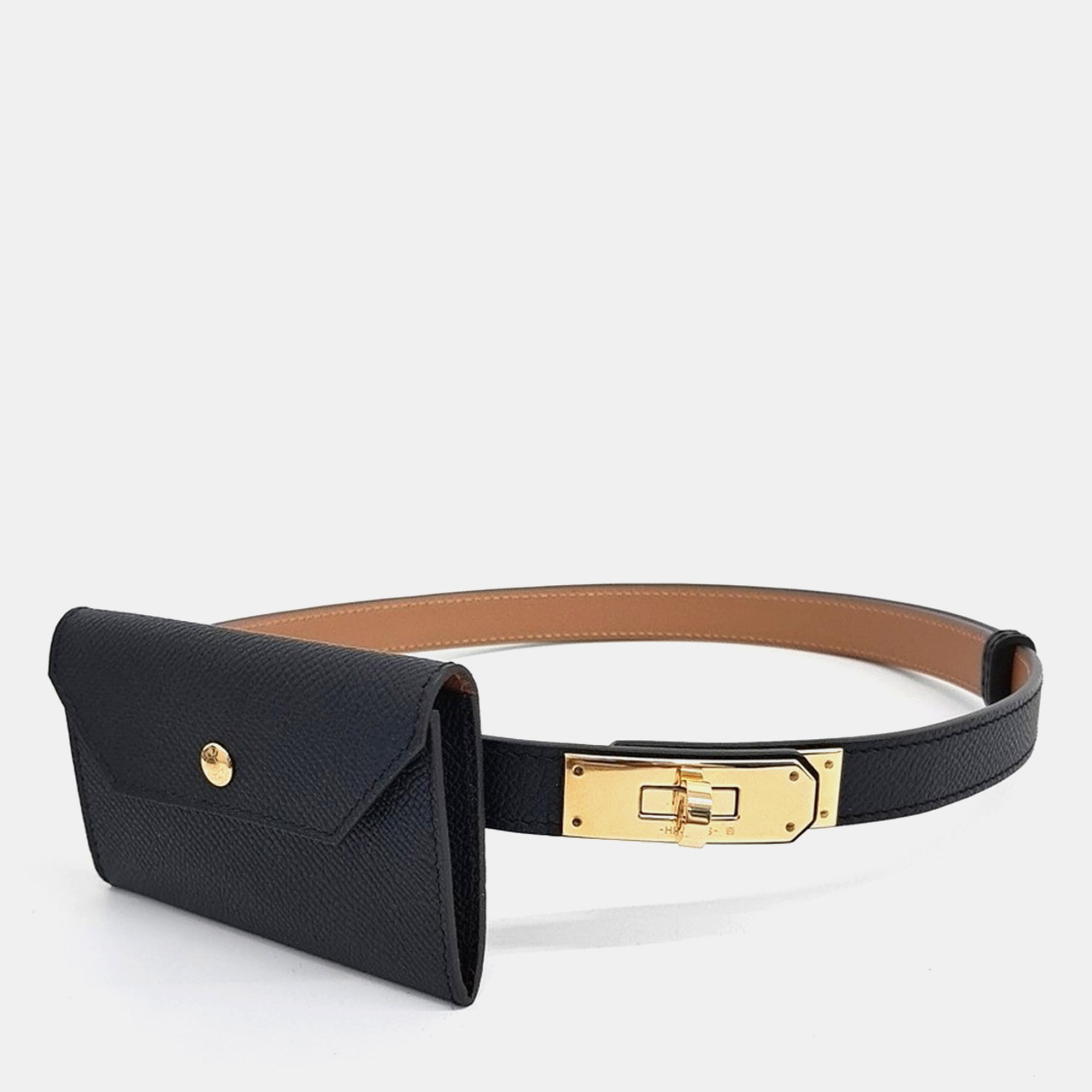 

Hermes Kelly Pocket Belt B, Black