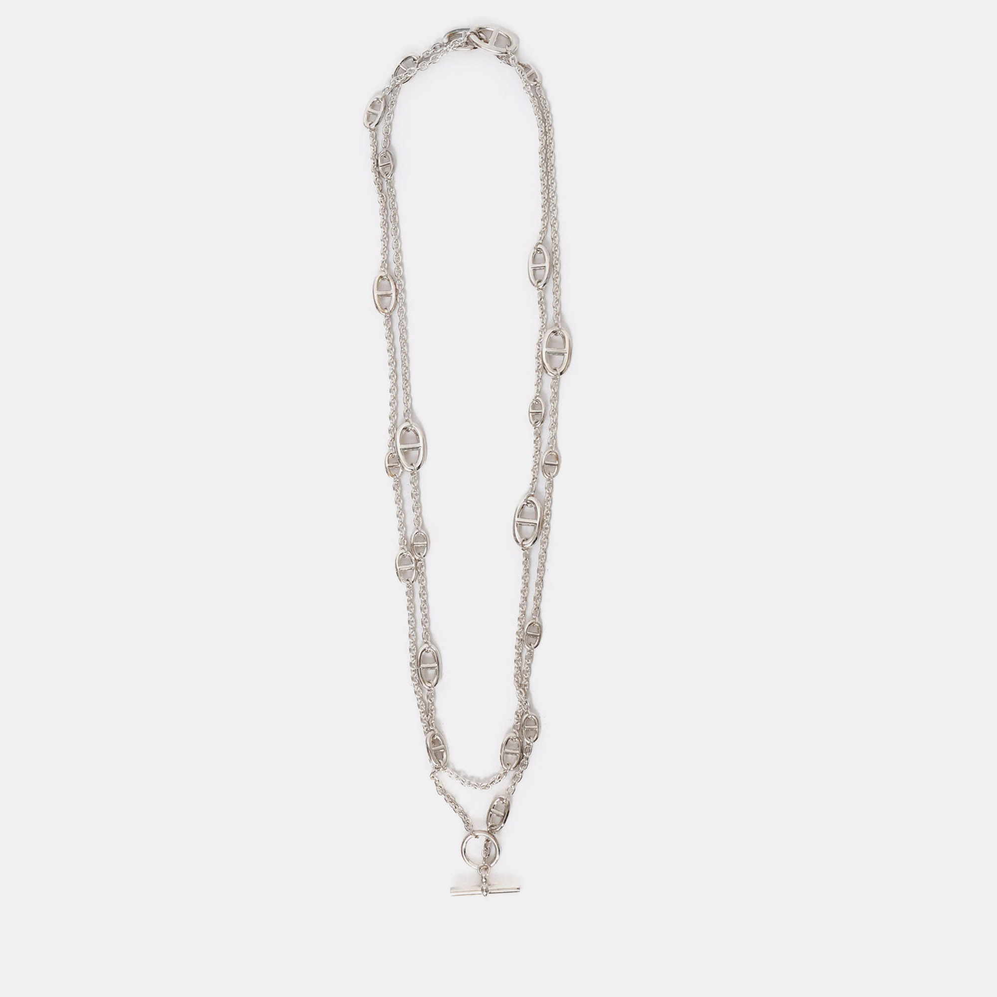 

Hermes Sterling Silver Farandole 160 Necklace