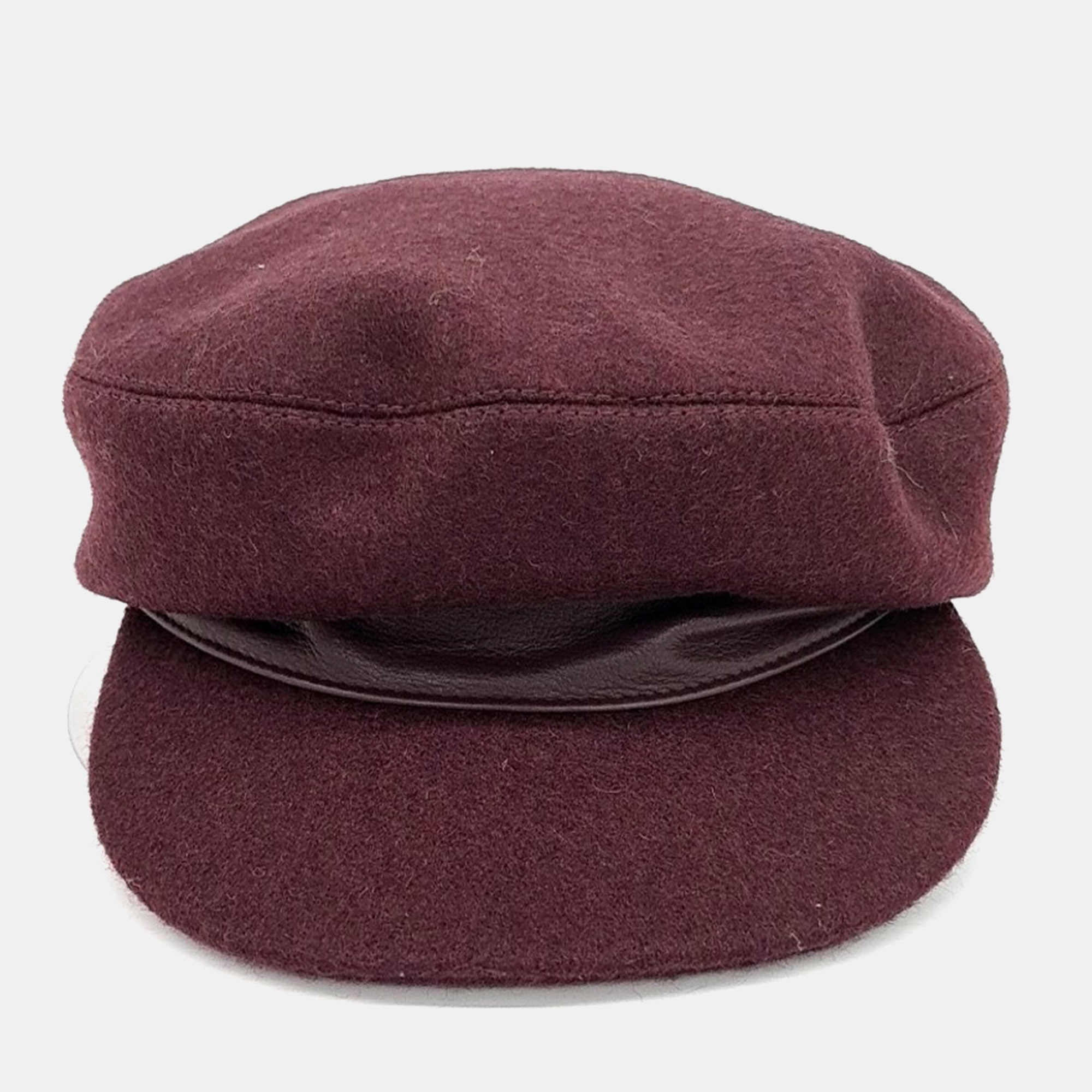 

Hermes Wool Burgundy hat