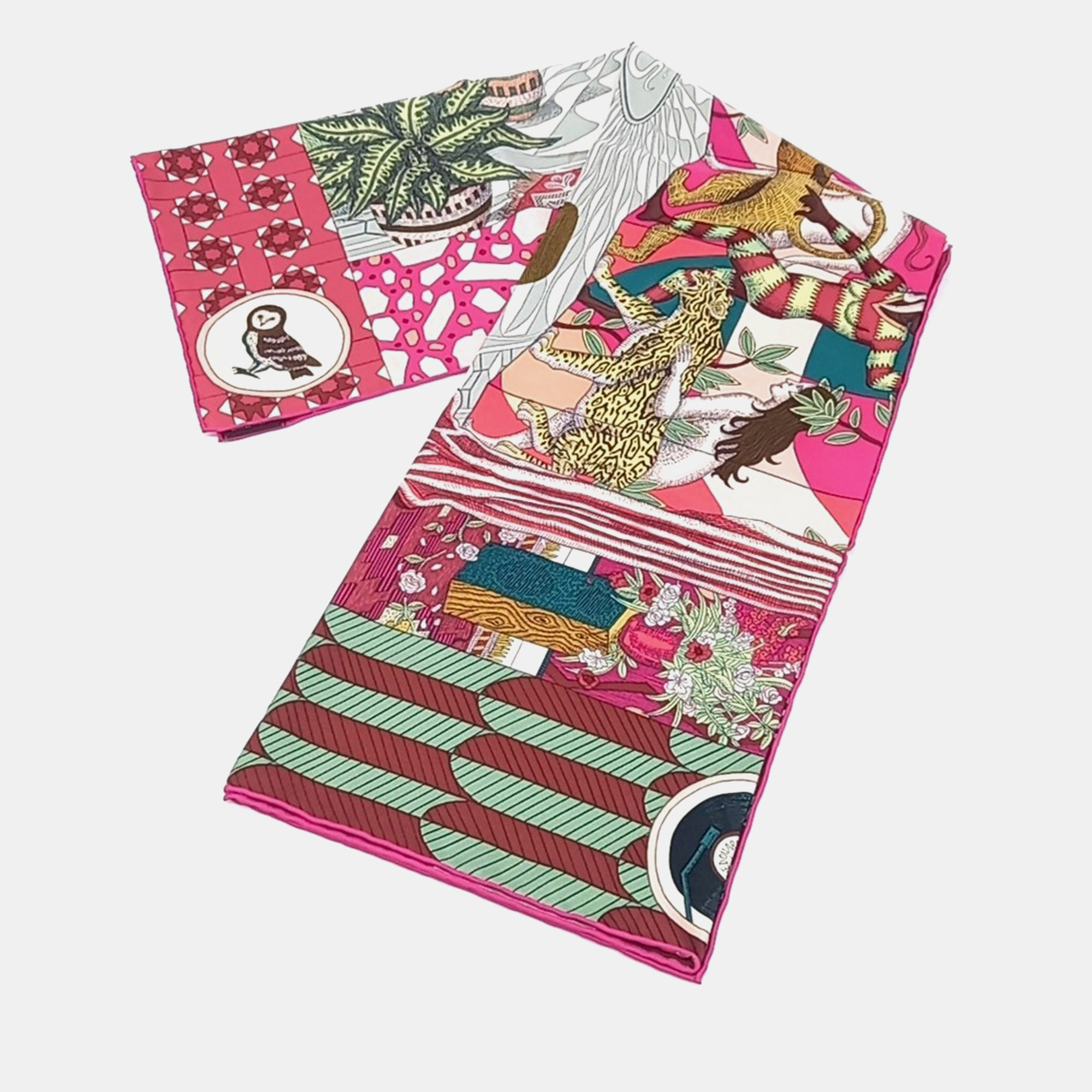 

Hermes Multicolor silk scarf