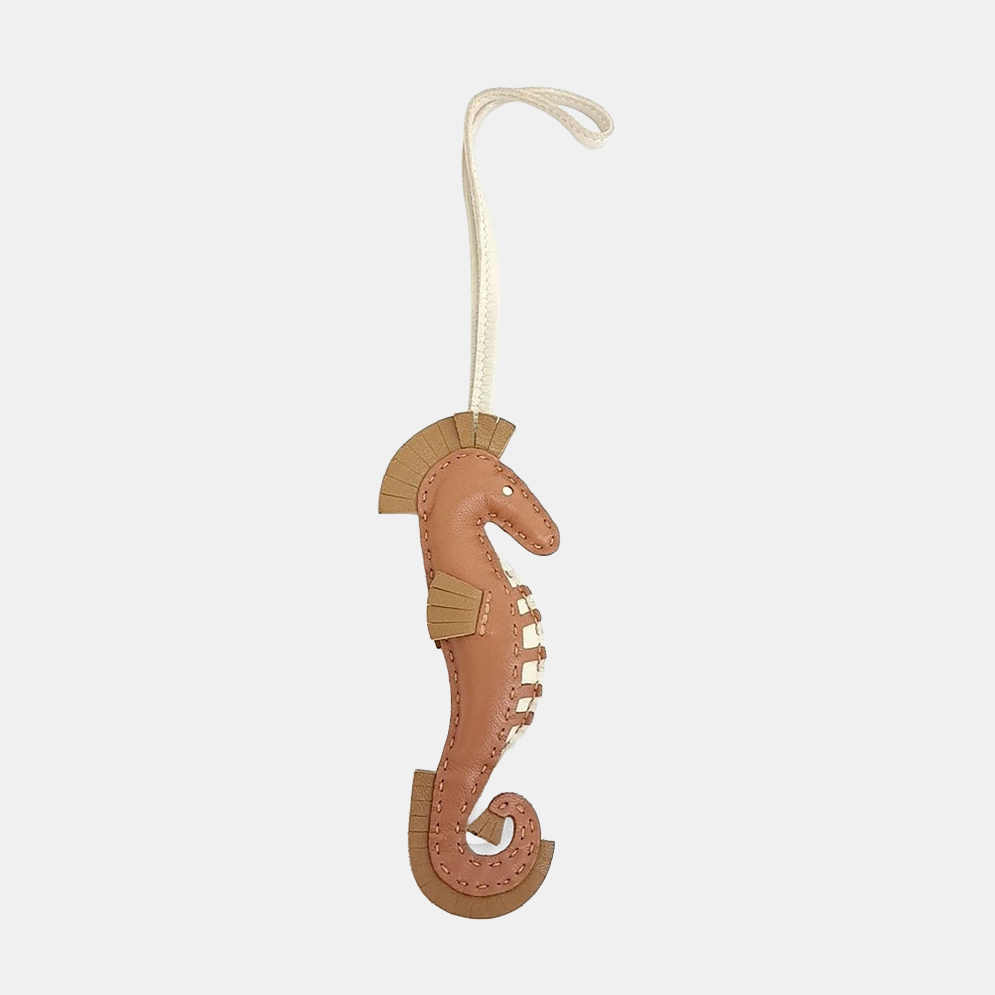 

Hermes Leather Hippo Bag Charm (B), Multicolor