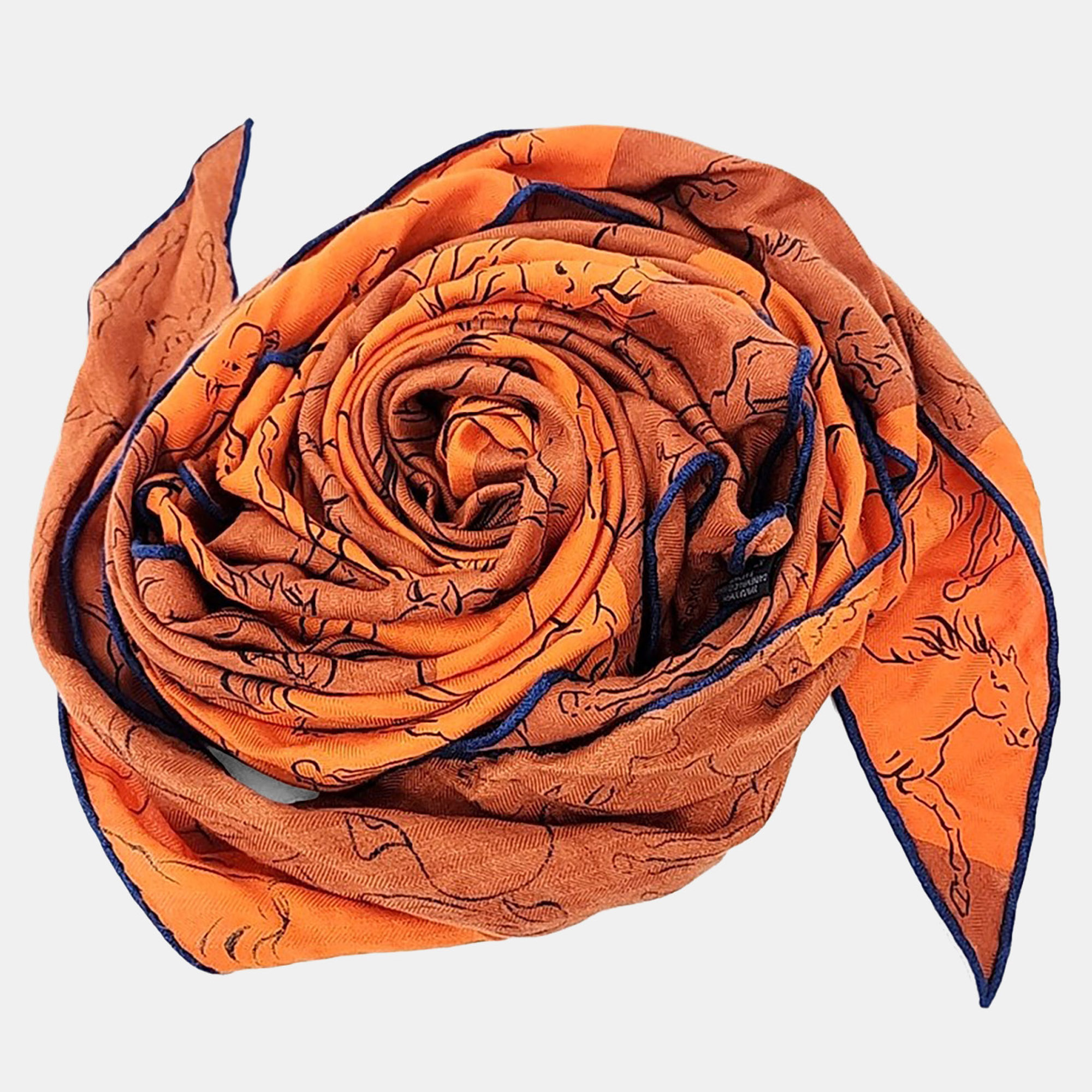 

Hermes Multicolor triangle muffler