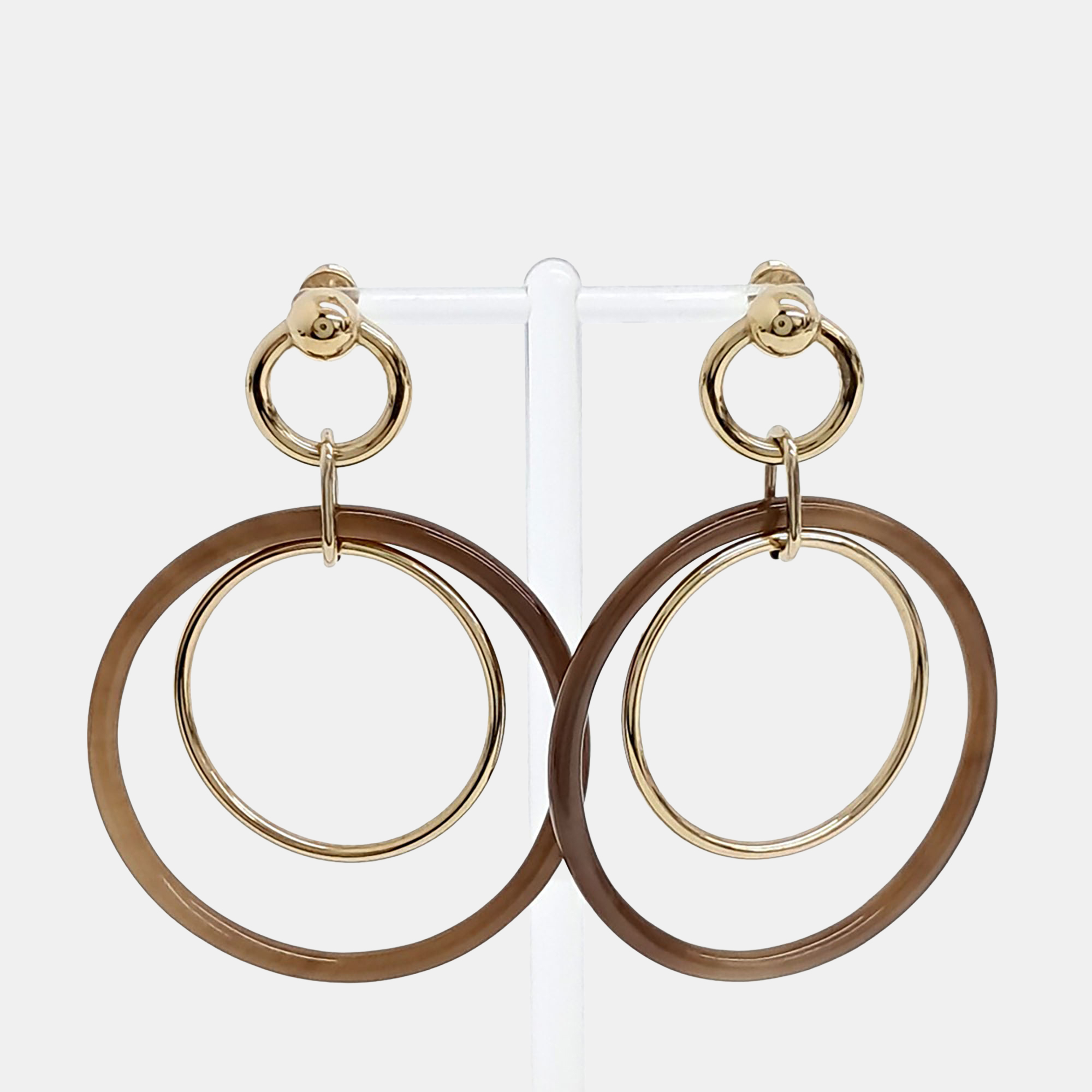 

Hermes metal earrings, Multicolor