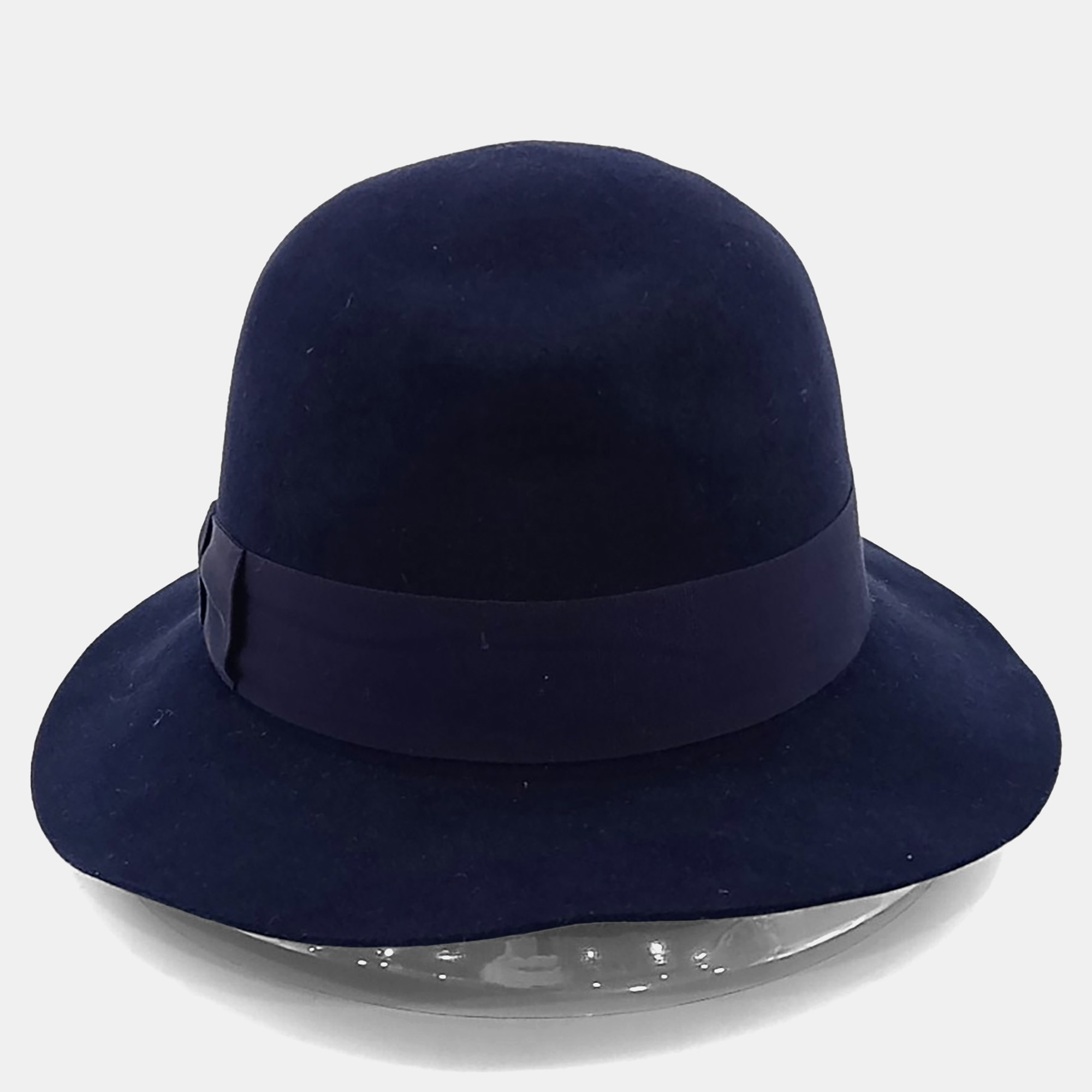 

Hermes Navy Blue Cotton, Felt, Viscose fedora