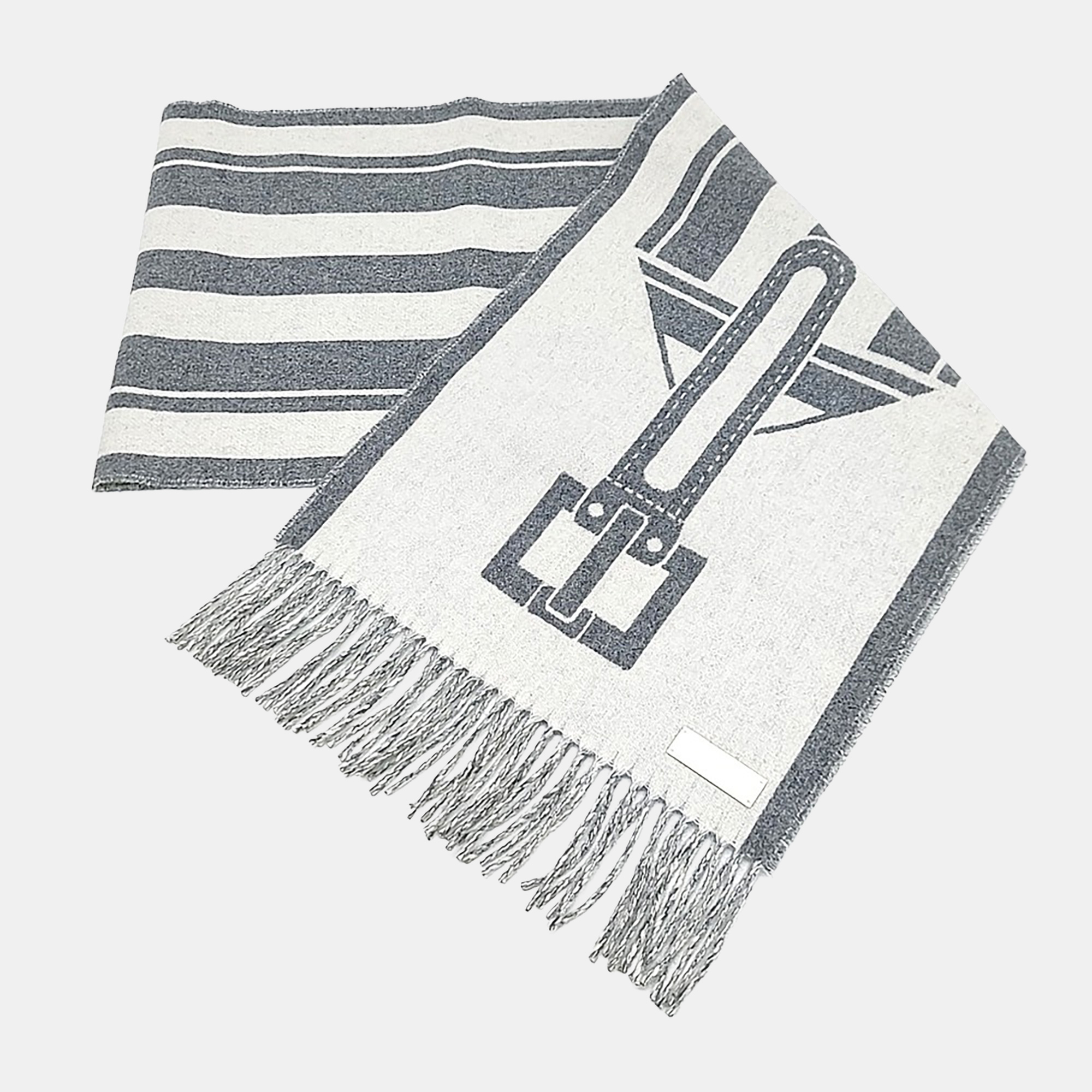 

Hermes cashmere muffler, Multicolor