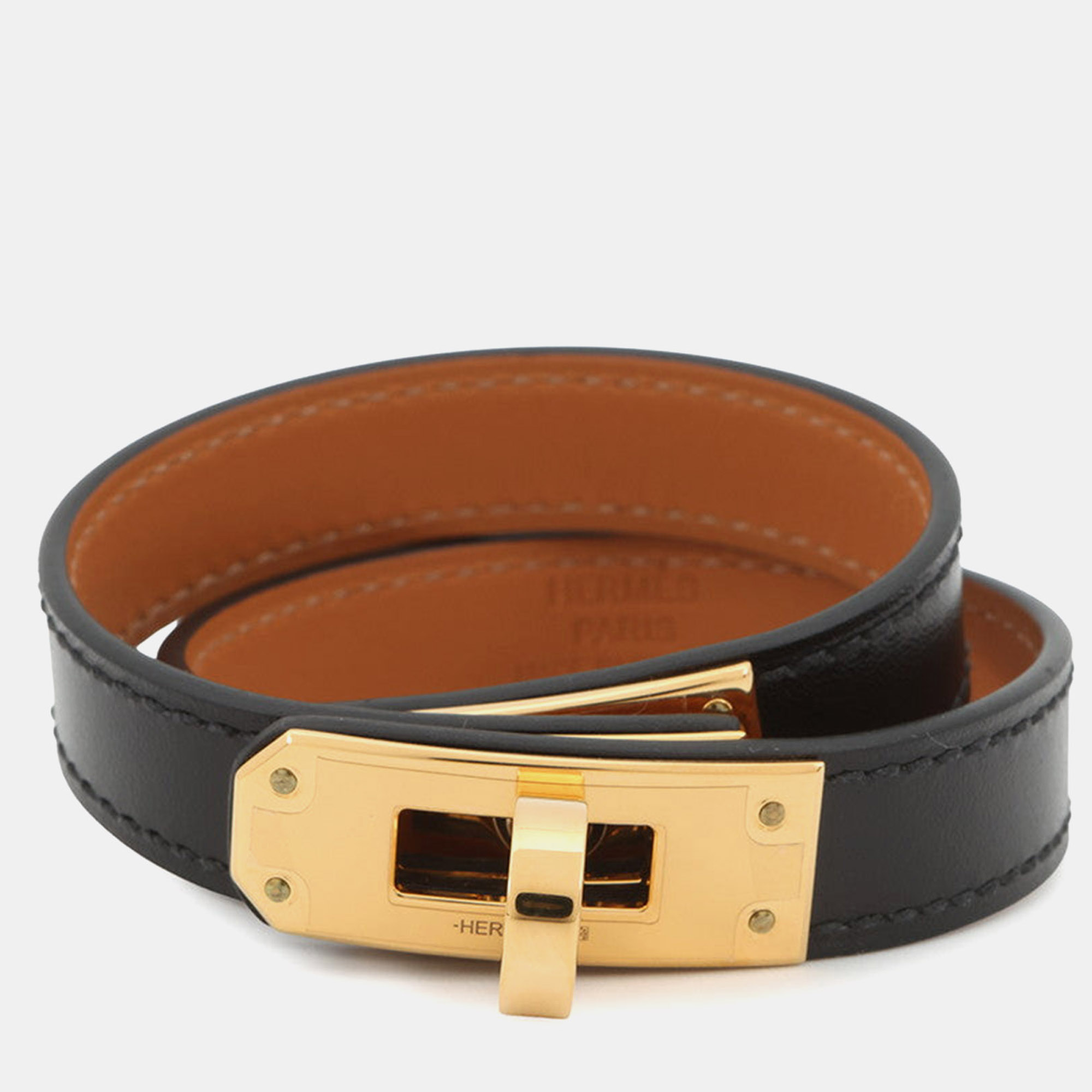 

Hermes Dubrutur Size  Black Box Calf Leather