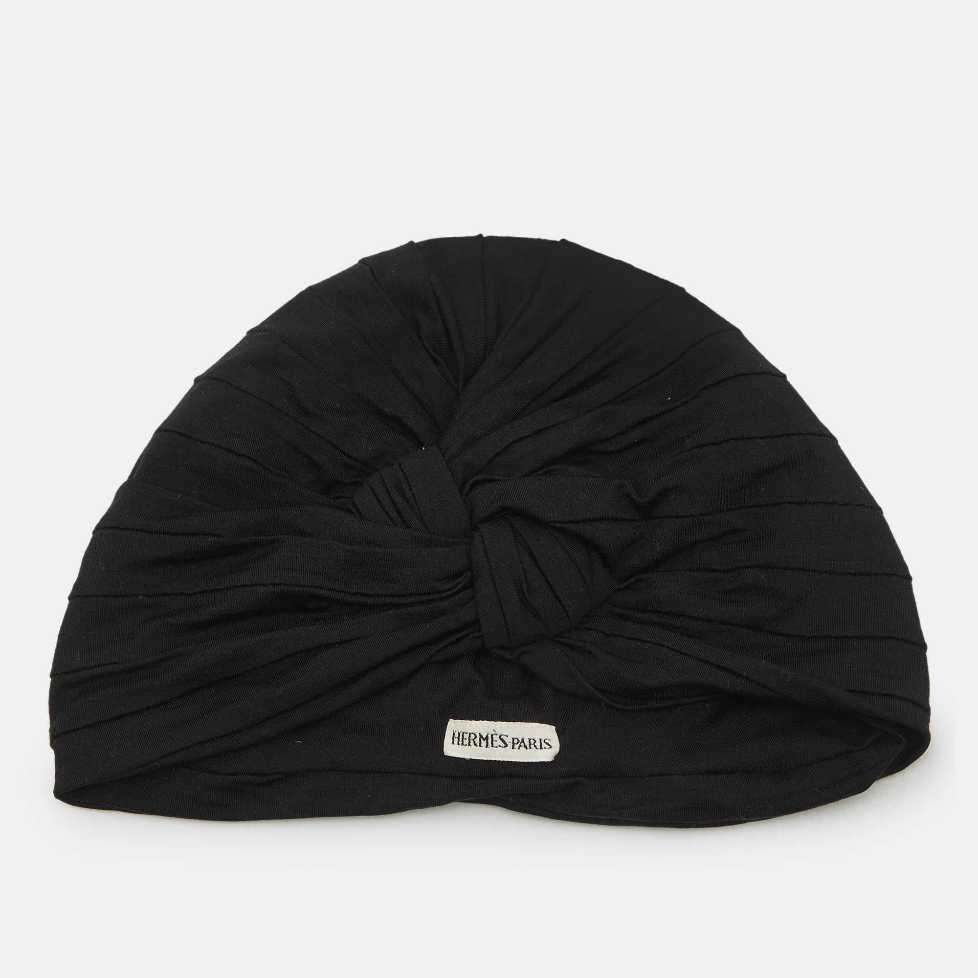 

Hermes Black Jersey Turban