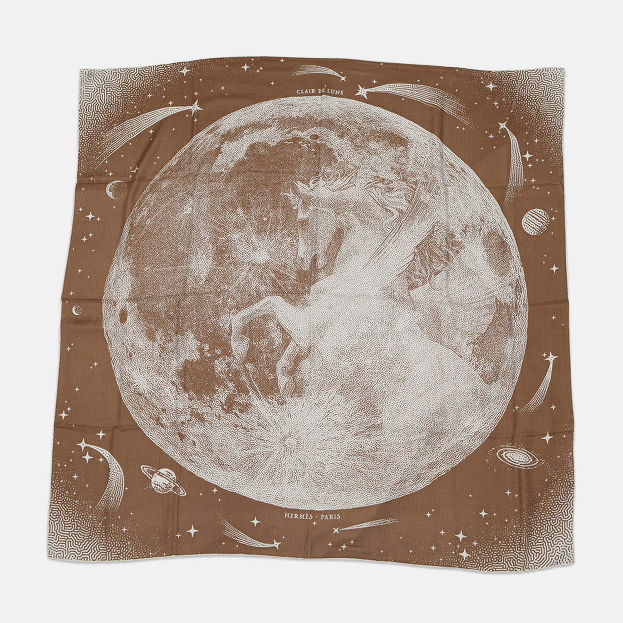 

Hermes Giant Square Claire De Lune Size, Multicolor