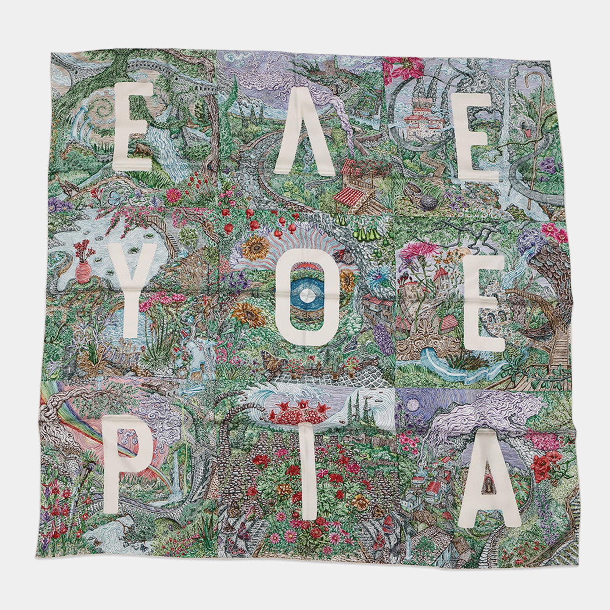 

Hermes Carre Eleftheria Size, Multicolor