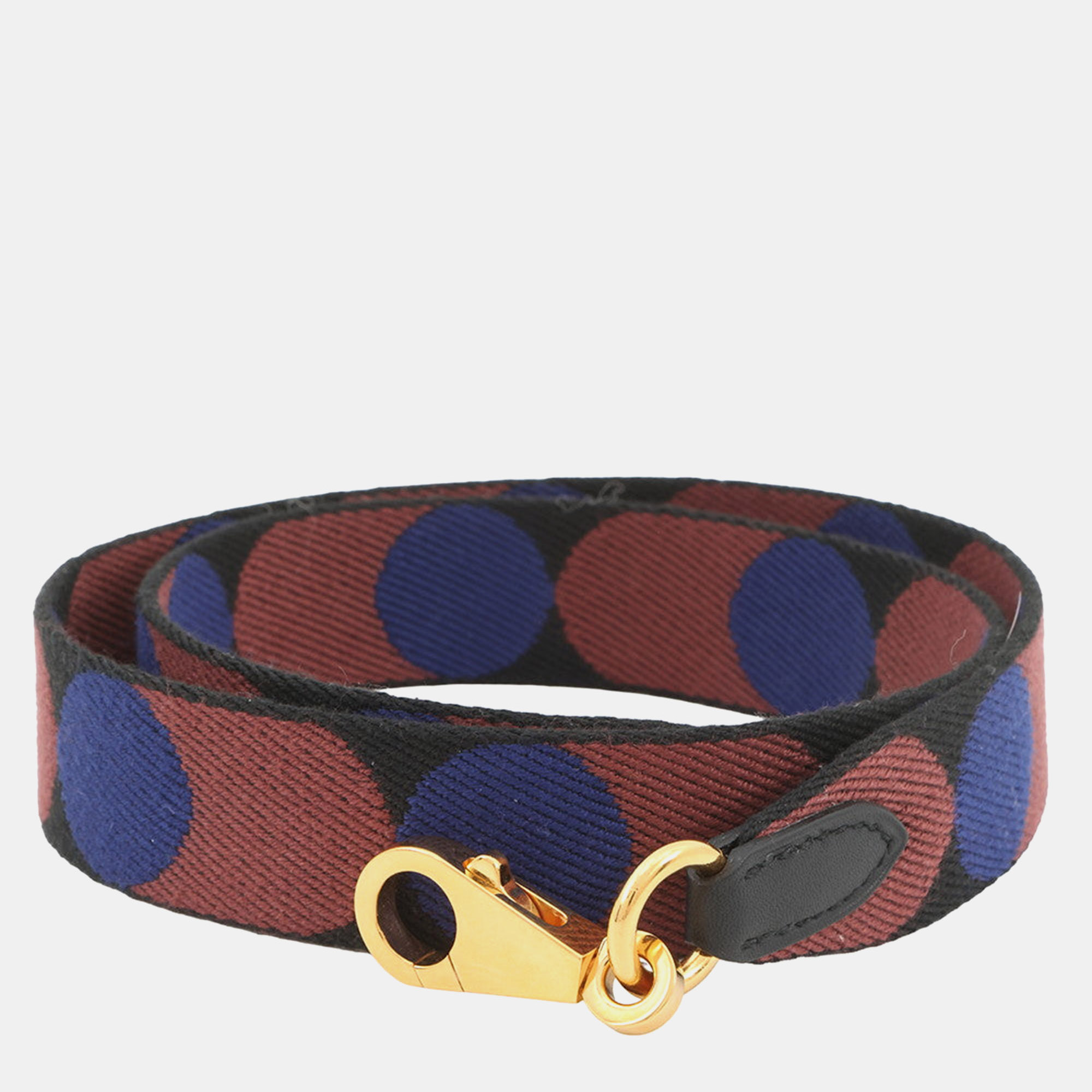 

Hermes Shoulder Strap Sangle Flipper Ball Blue/Brown Canvas Swift Leather