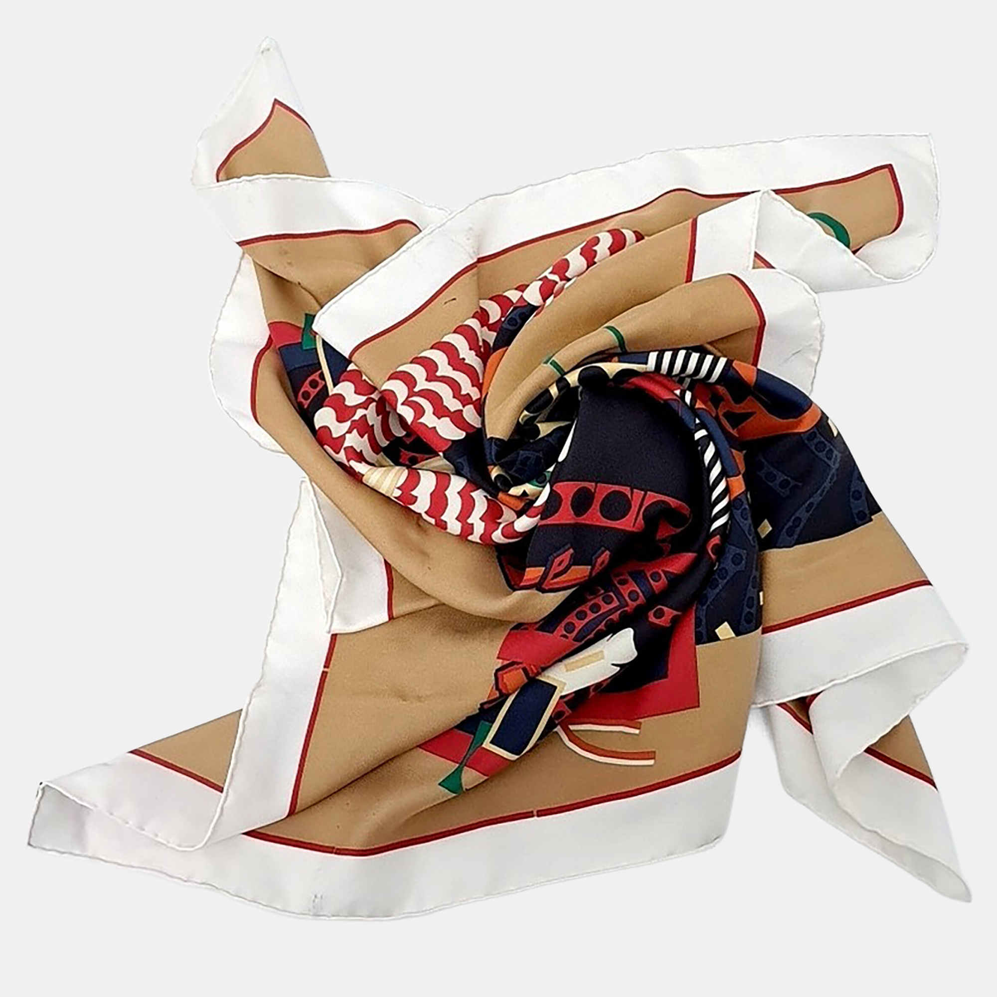 

Hermes Multicolor silk scarf