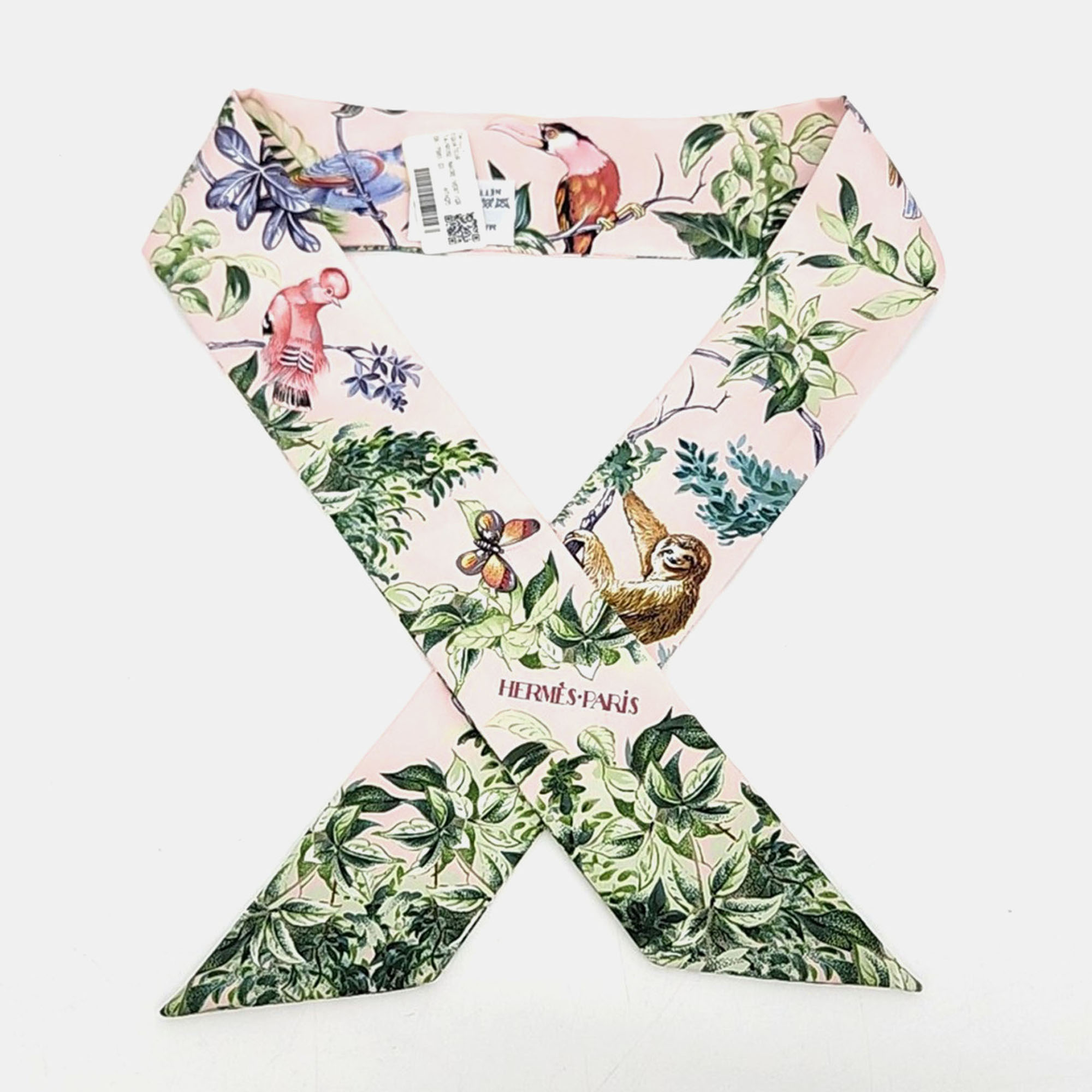 

Hermes Multicolor Silk Twilly