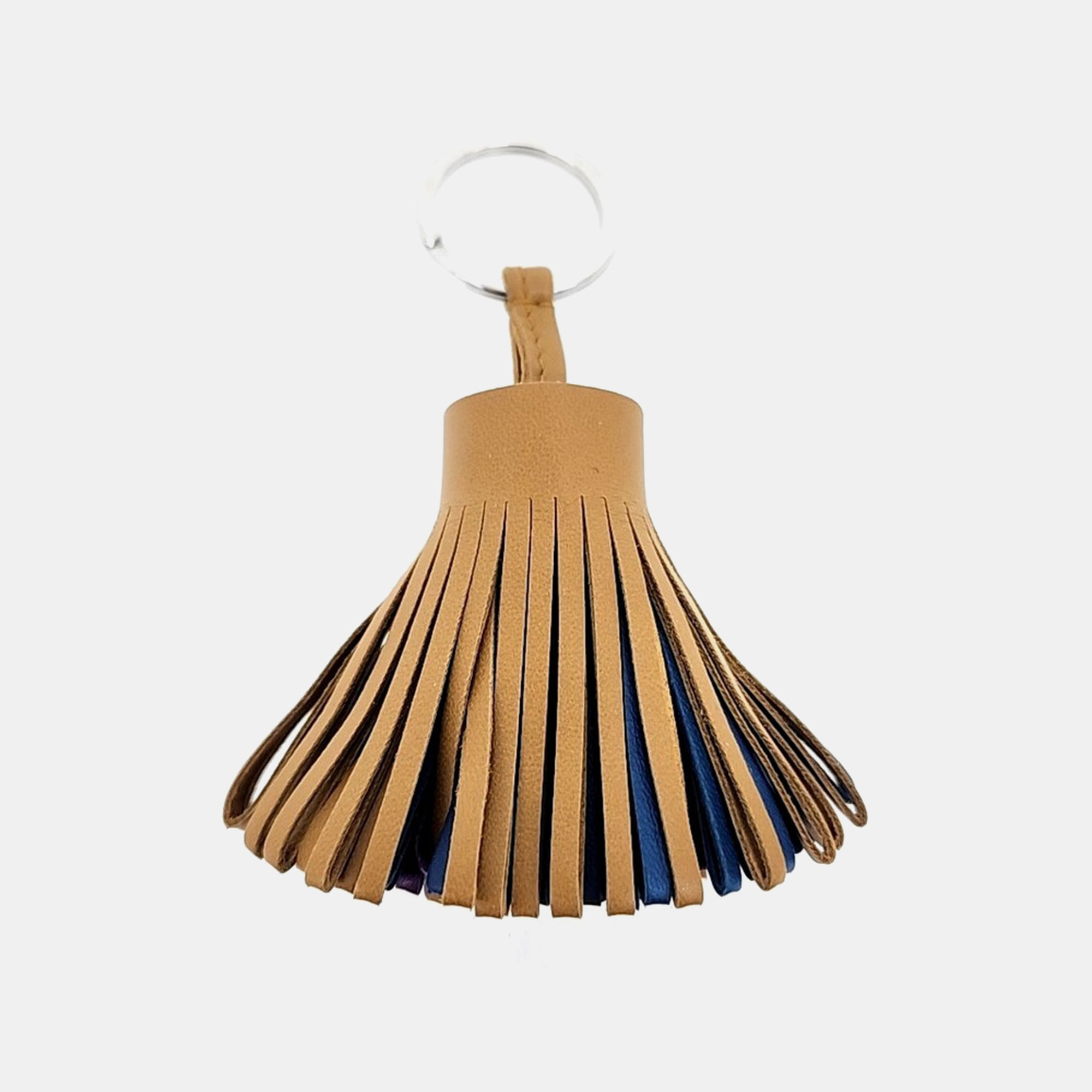 

Hermes Carmen Brown Leather Tassel Keyring