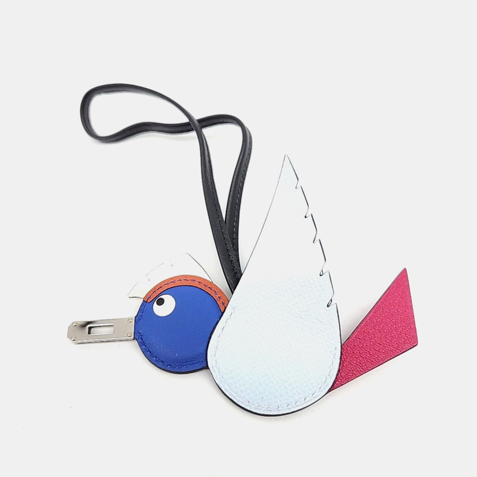 

Hermes Birdie Multicolor Leather Bag Charm