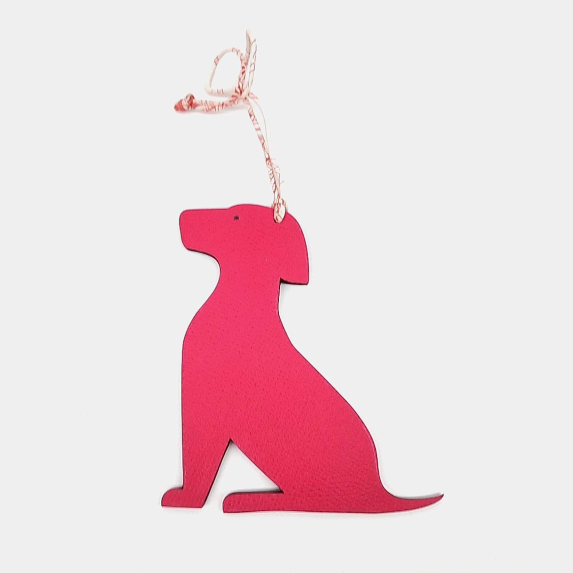 

Hermes Petit H Petit Hache Pink Leather Bag Charm