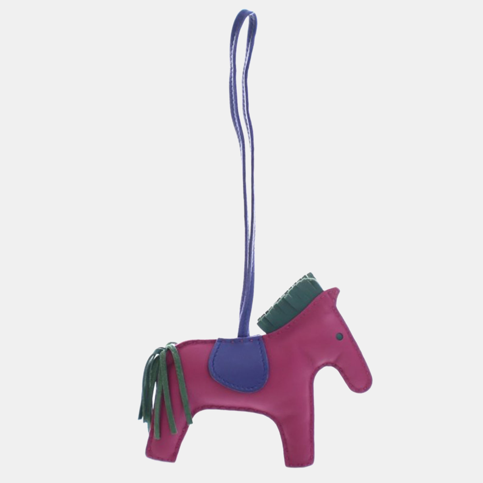 

Hermes Rodeo MM Milo Lambskin Leather Bag, Purple