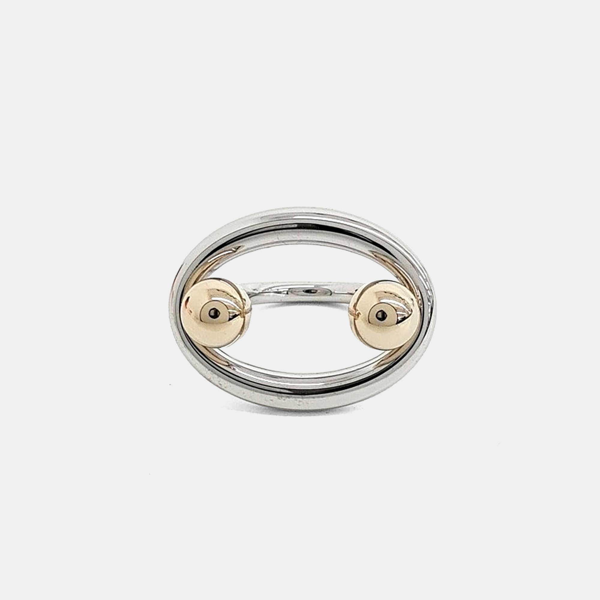 

Hermes Metal scarf ring, Gold