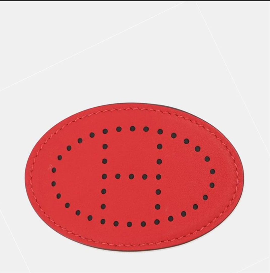 

Hermes Evelyne Barrette Size Pm Rouge Ladue Swift Leather, Red